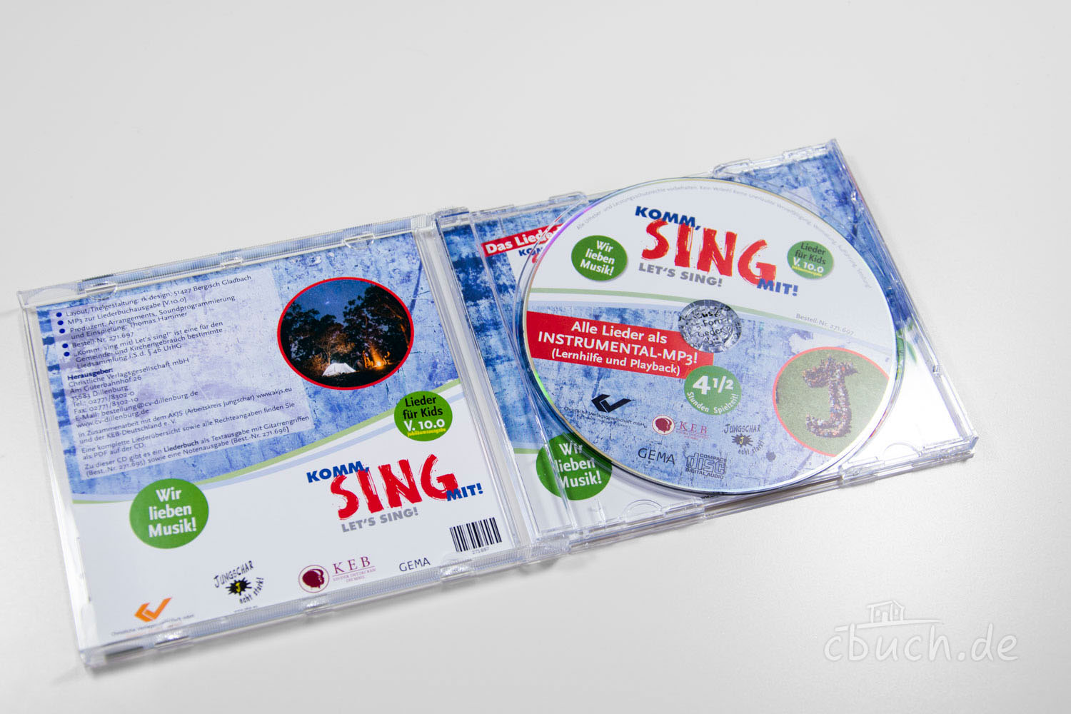 Komm, sing mit! - Instrumental-CD in MP3