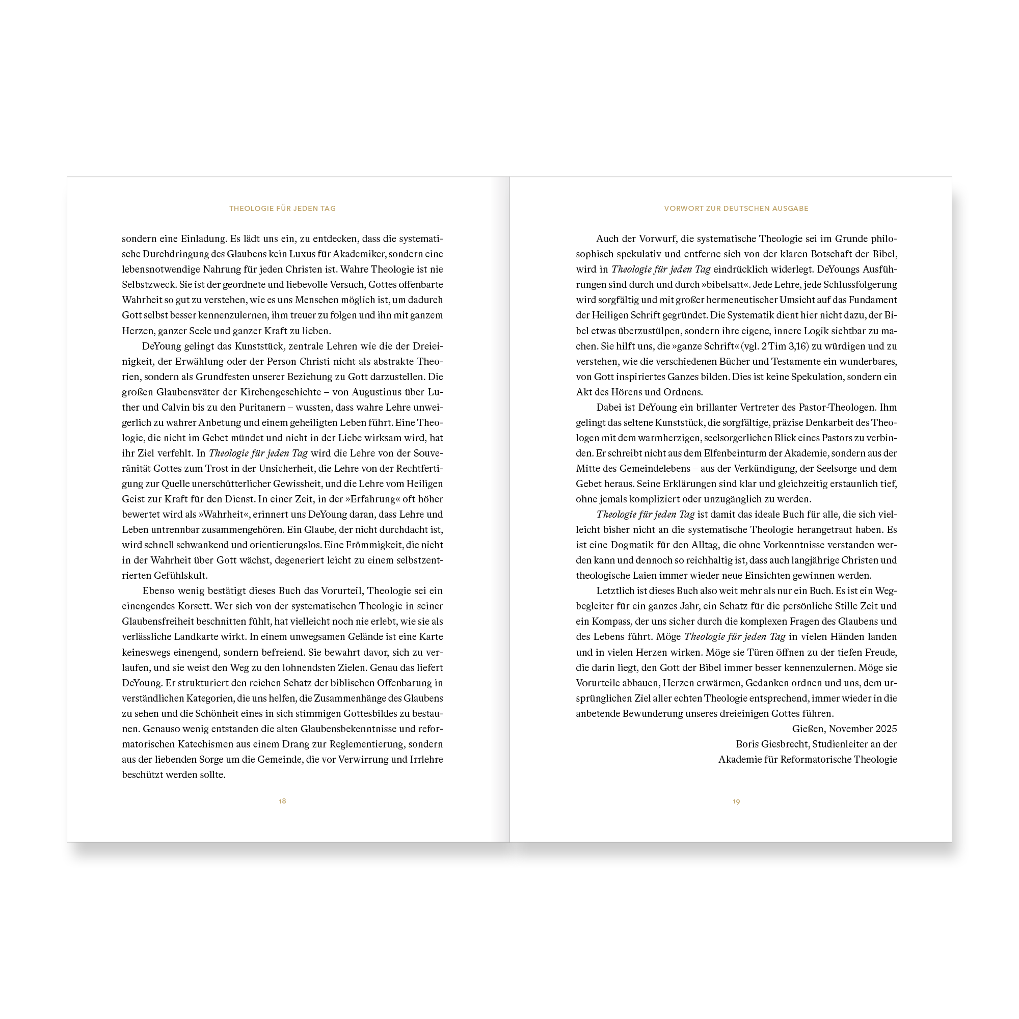 DeYoung: Theologie für jeden Tag