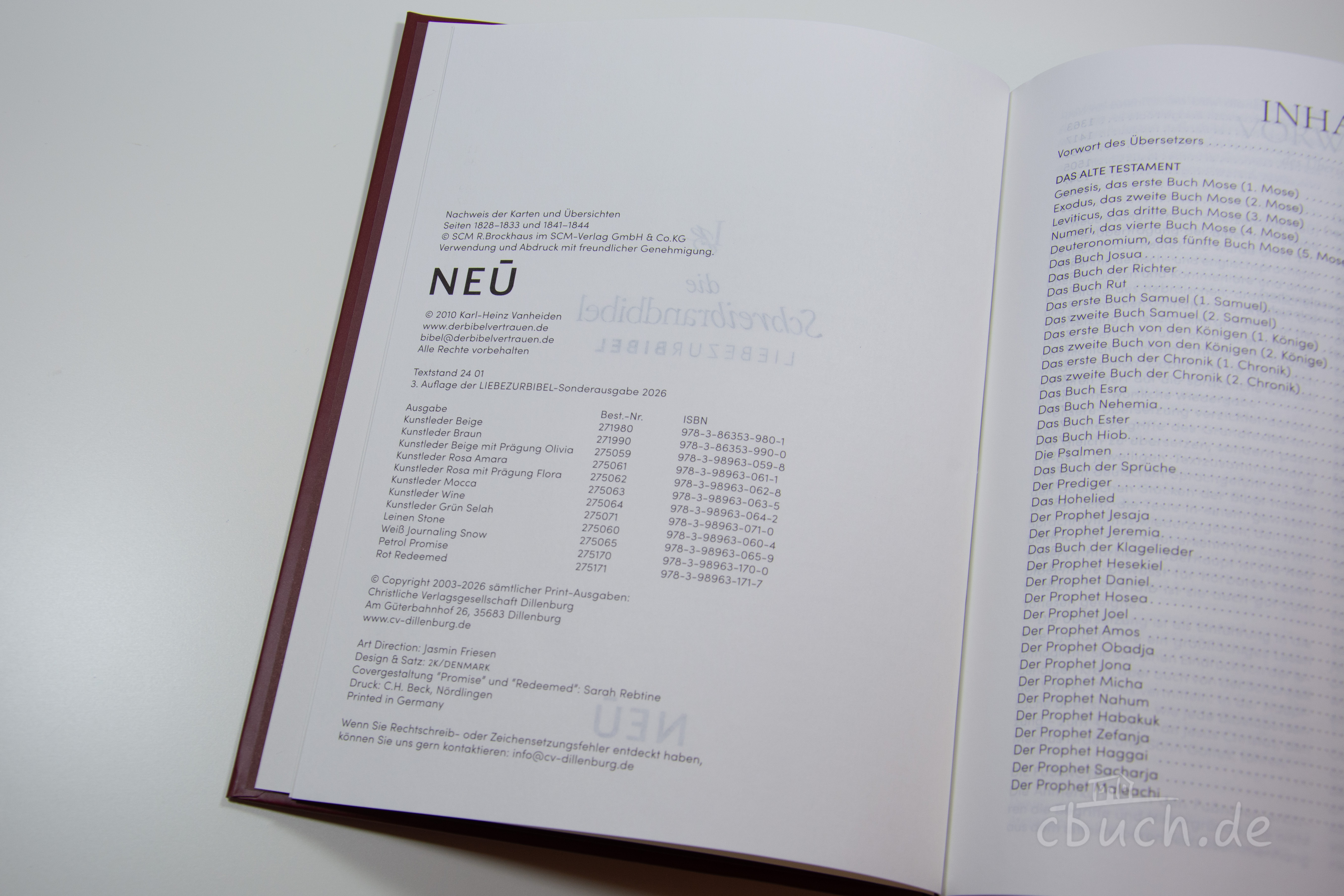 NeÜ LIEBEZURBIBEL (Schreibrandbibel Redeemed)