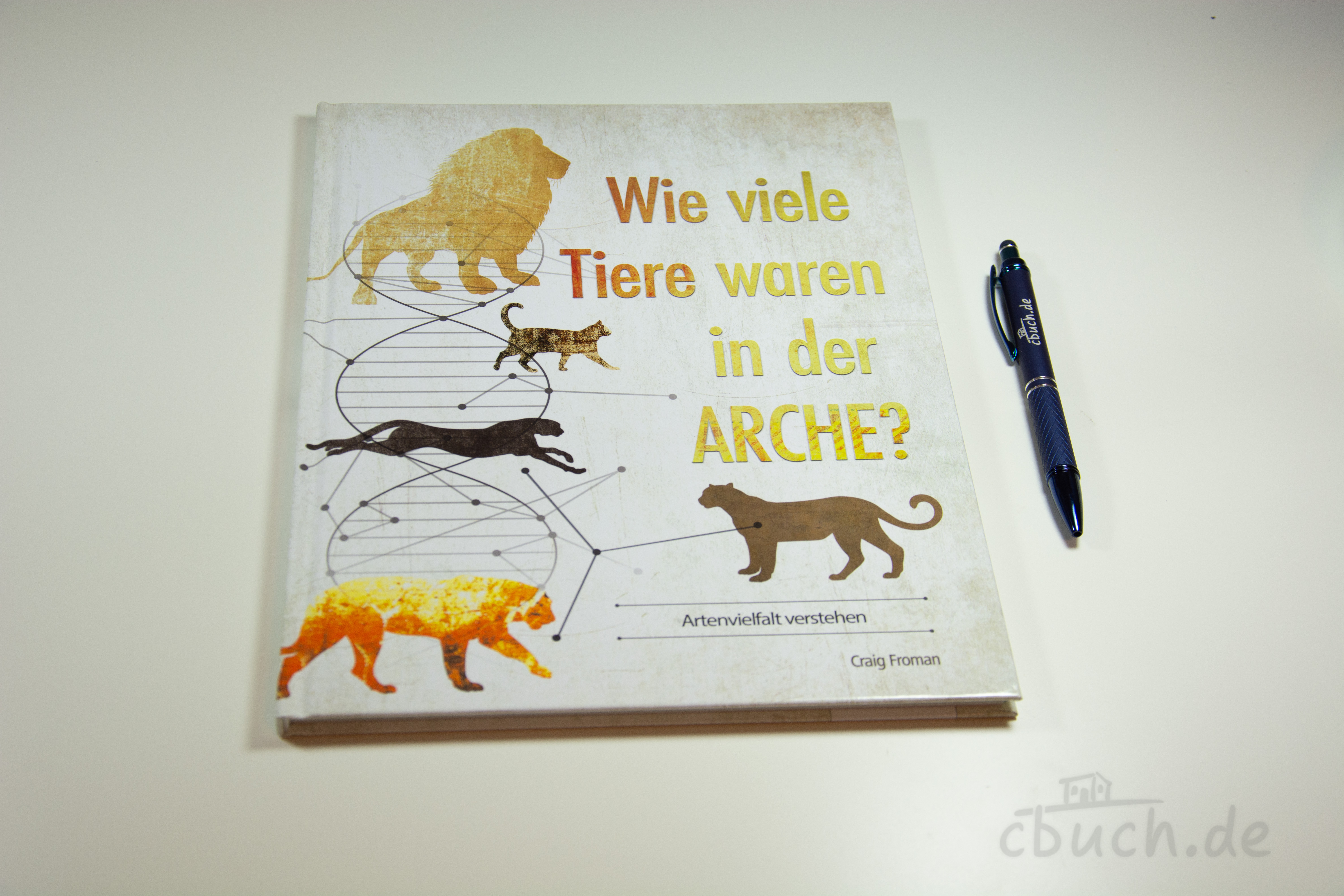 Buchcover Wie viele Tiere waren in der Arche mit Tierillustr