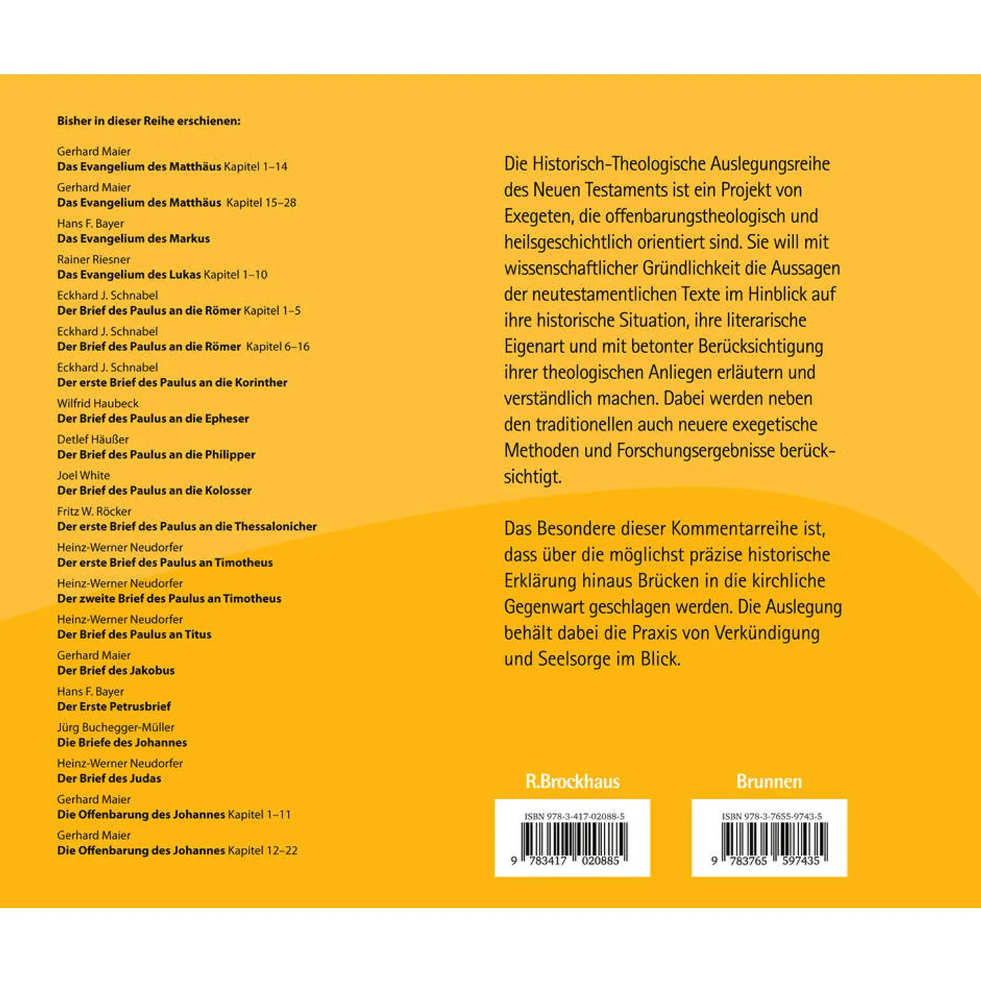 Hans F. Bayer: Der Erste Petrusbrief