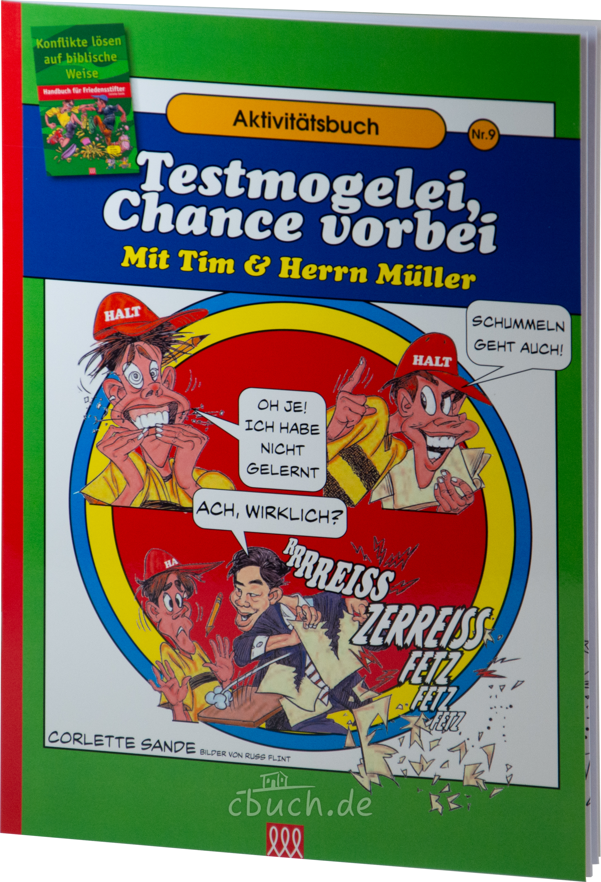 Corlette Sande: Handbuch für Friedensstifter - Comic Heft 9: Testmogelei, Chance vorbei Corlette Sande: Handbuch für Friedensstifter - Comic Heft 9: Testmogelei, Chance vorbei