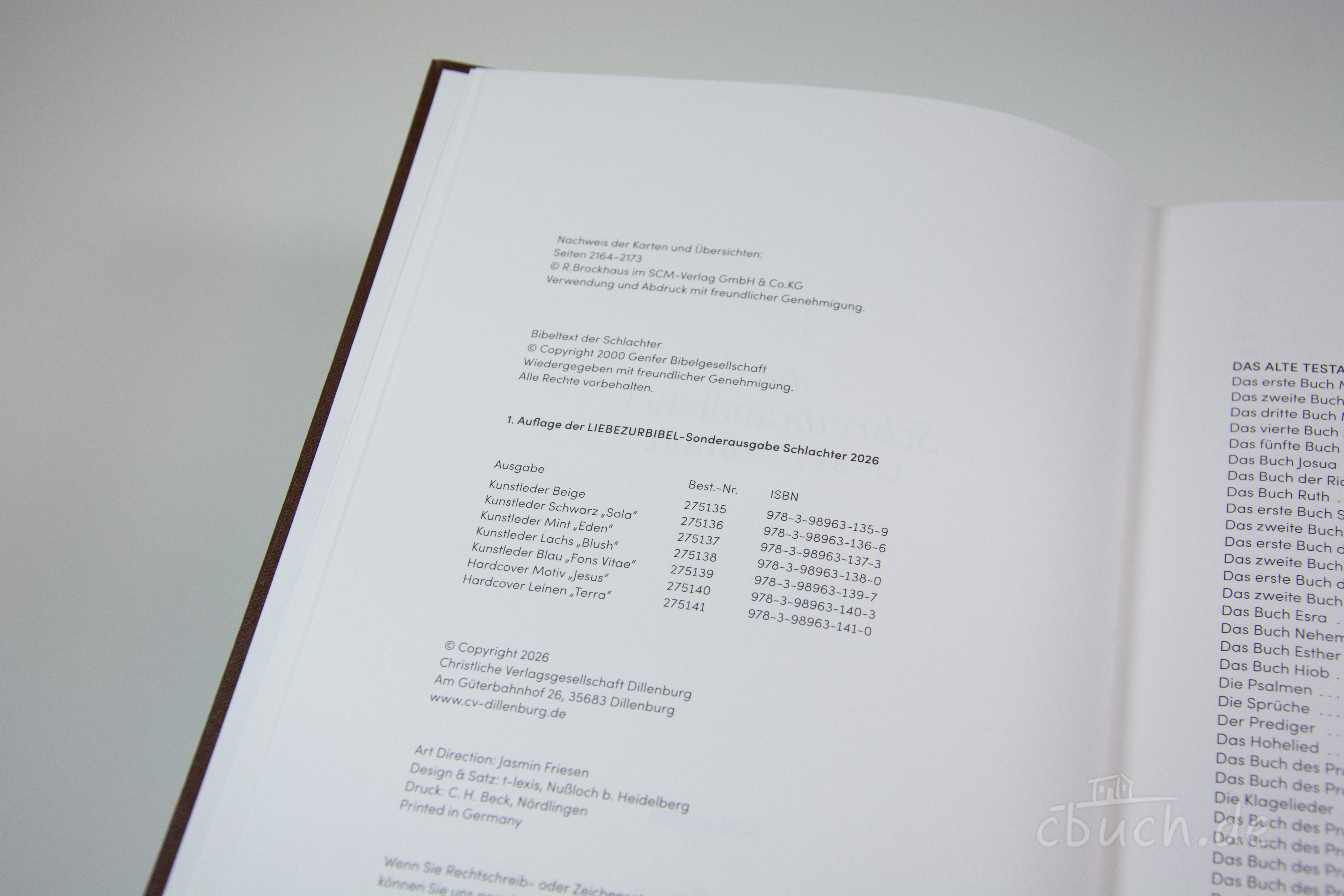 Schlachter 2000 - LIEBEZURBIBEL (Schreibrandbibel Terra)