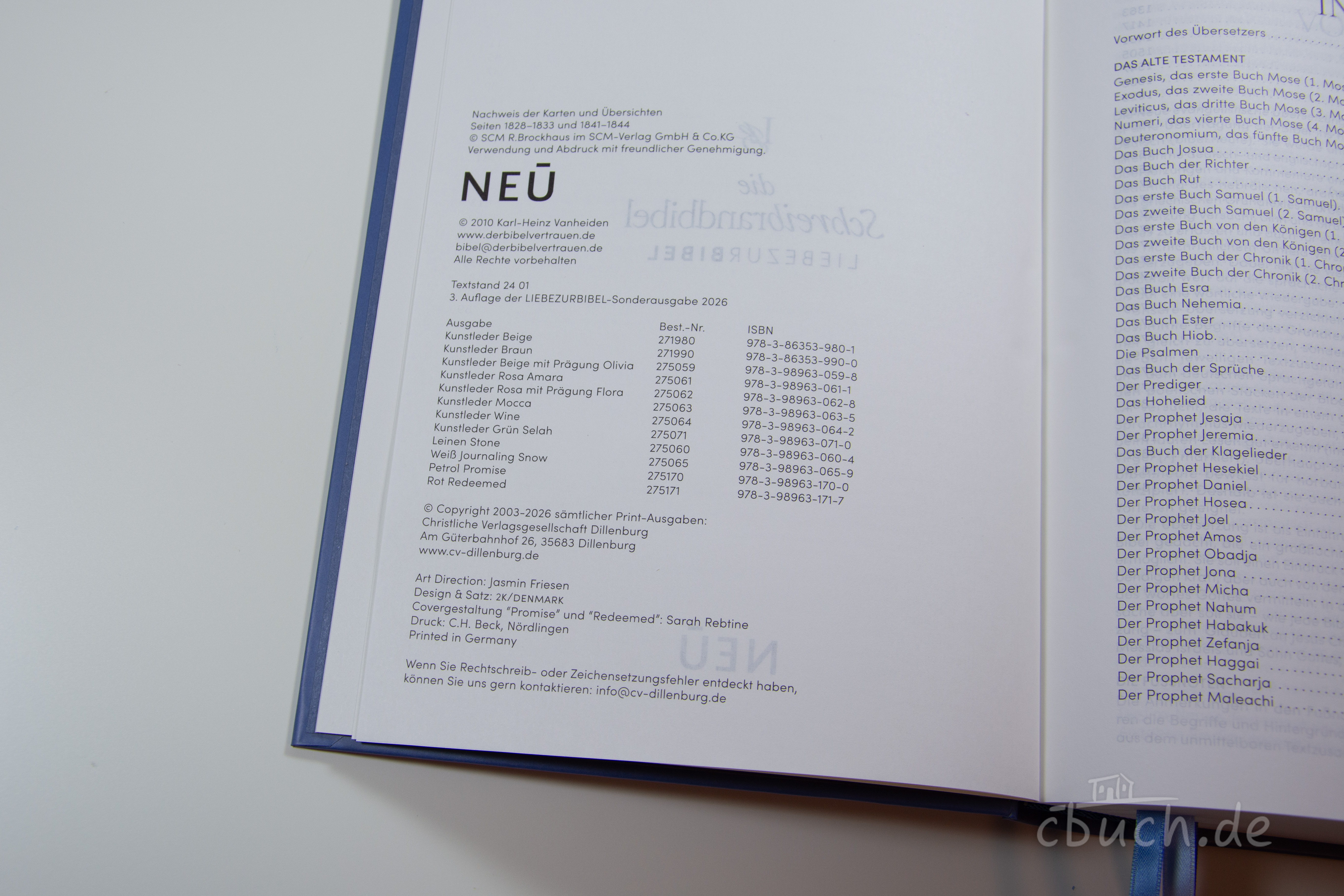 NeÜ LIEBEZURBIBEL (Schreibrandbibel Promise)