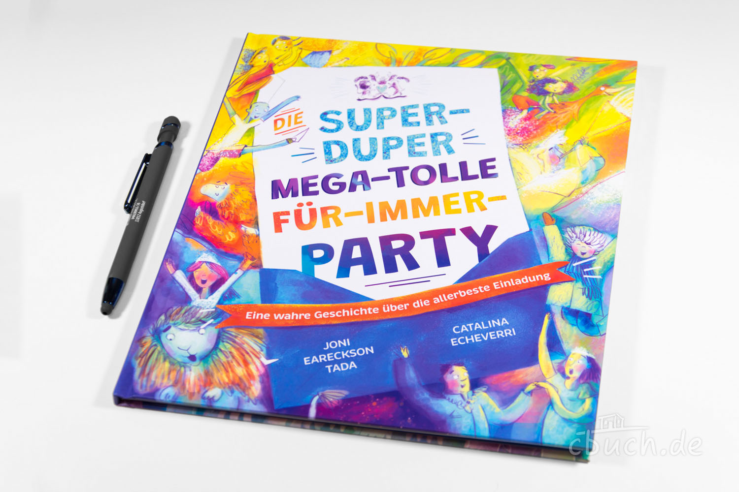 Bunt illustriertes Kinderbuch 'Die superduper mega-tolle Für