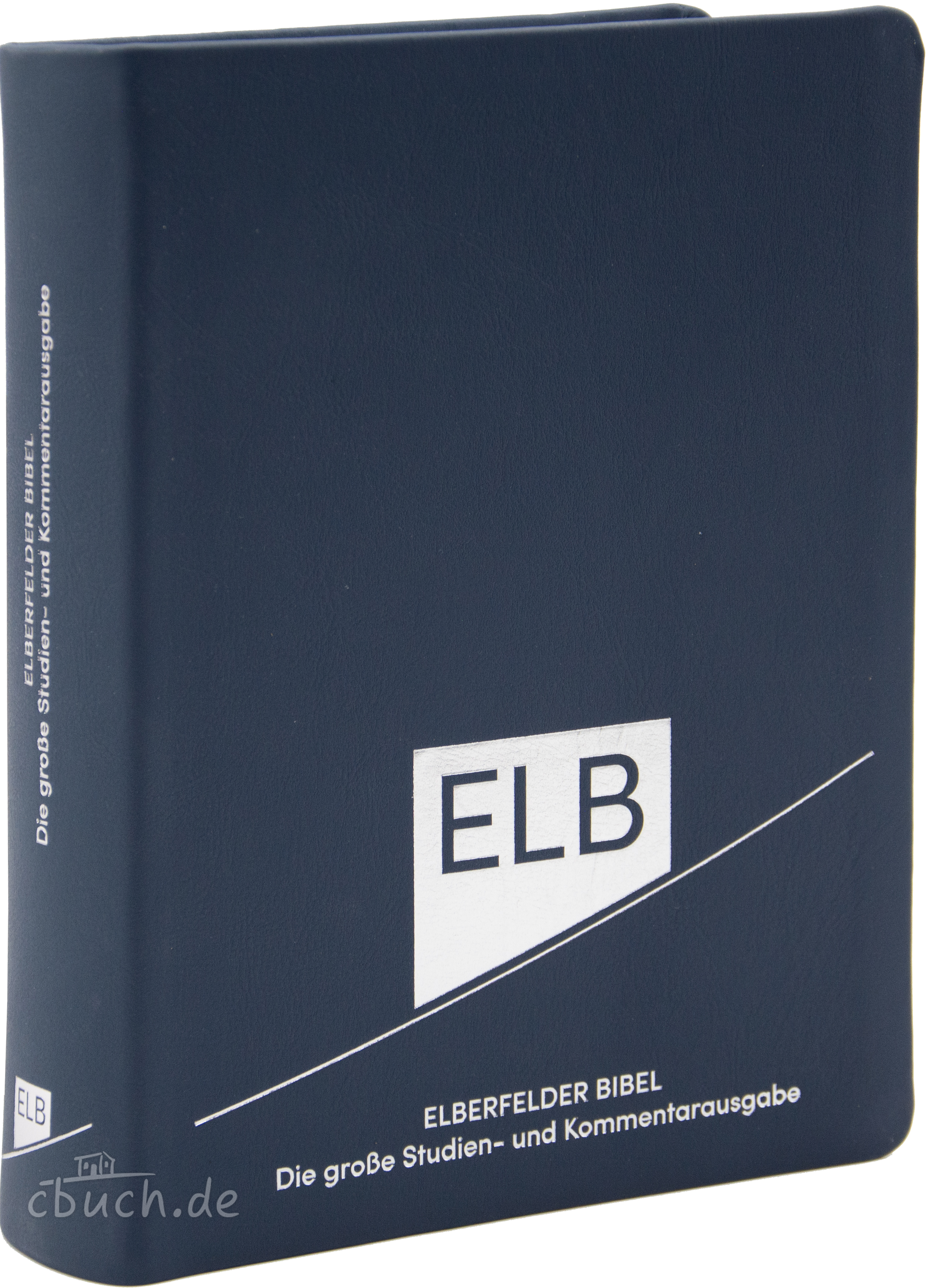 Elberfelder Bibel - Die große Studien- und Kommentarausgabe - Blau mit Platinschnitt