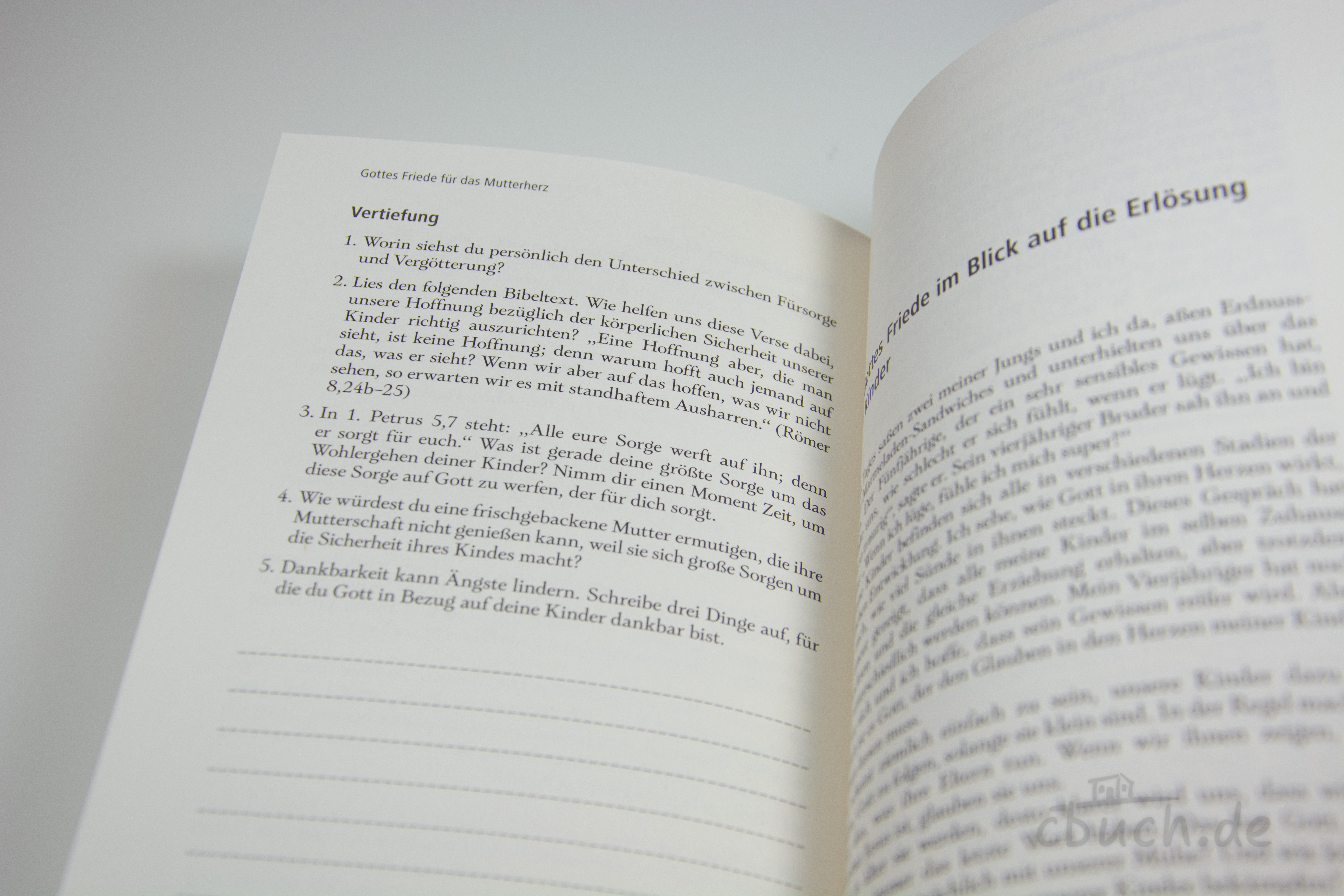 Wallace: Gottes Friede für das Mutterherz Wallace: Gottes Friede für das Mutterherz