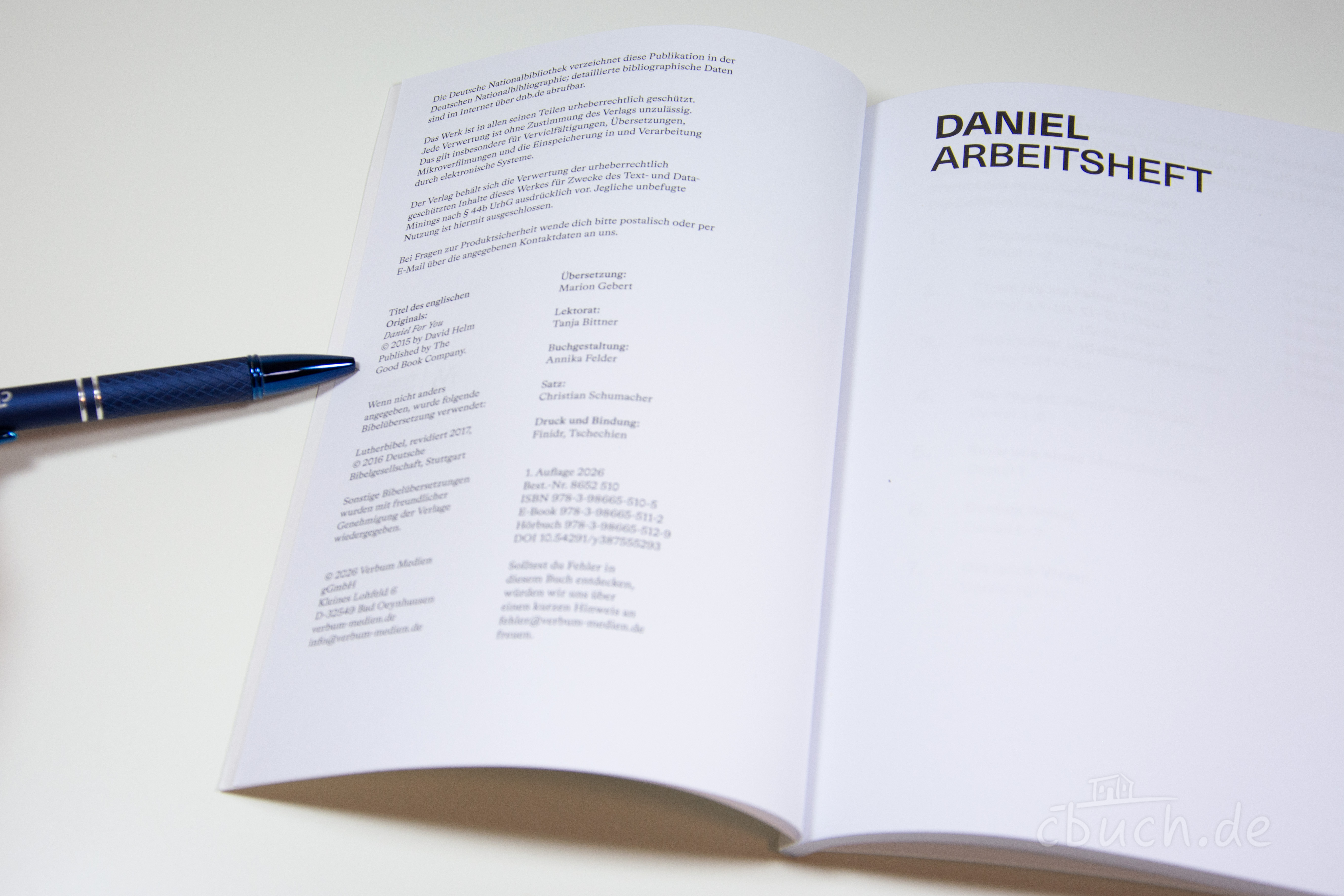 Helm: Daniel | Arbeitsheft (Die Bibel erklärt)
