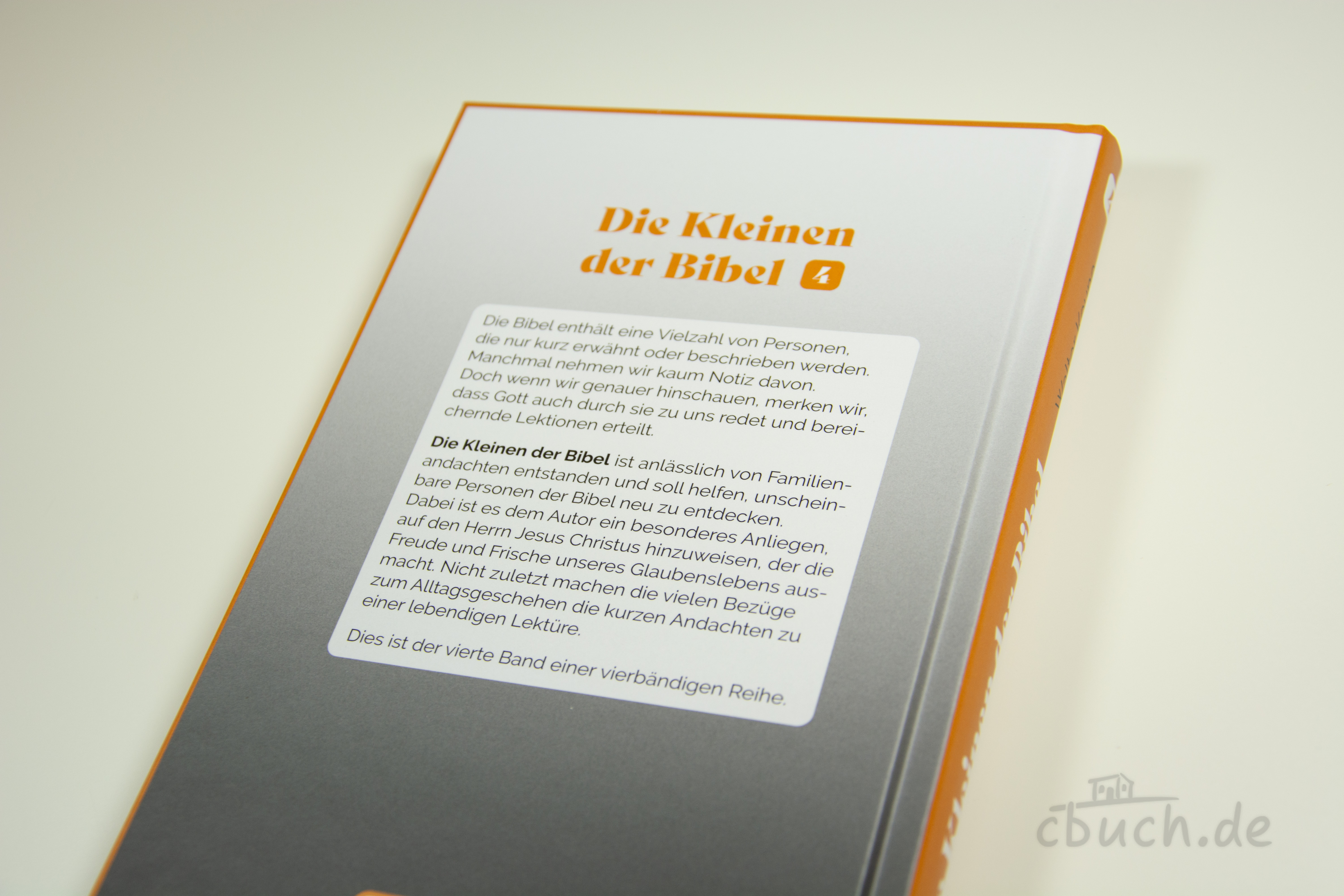 Buchcover von Keune: Die Kleinen der Bibel - Band 4, Andachtsbuch über unscheinbare Personen der Bibel mit alltagsnahen Impulsen, erschienen bei CSV