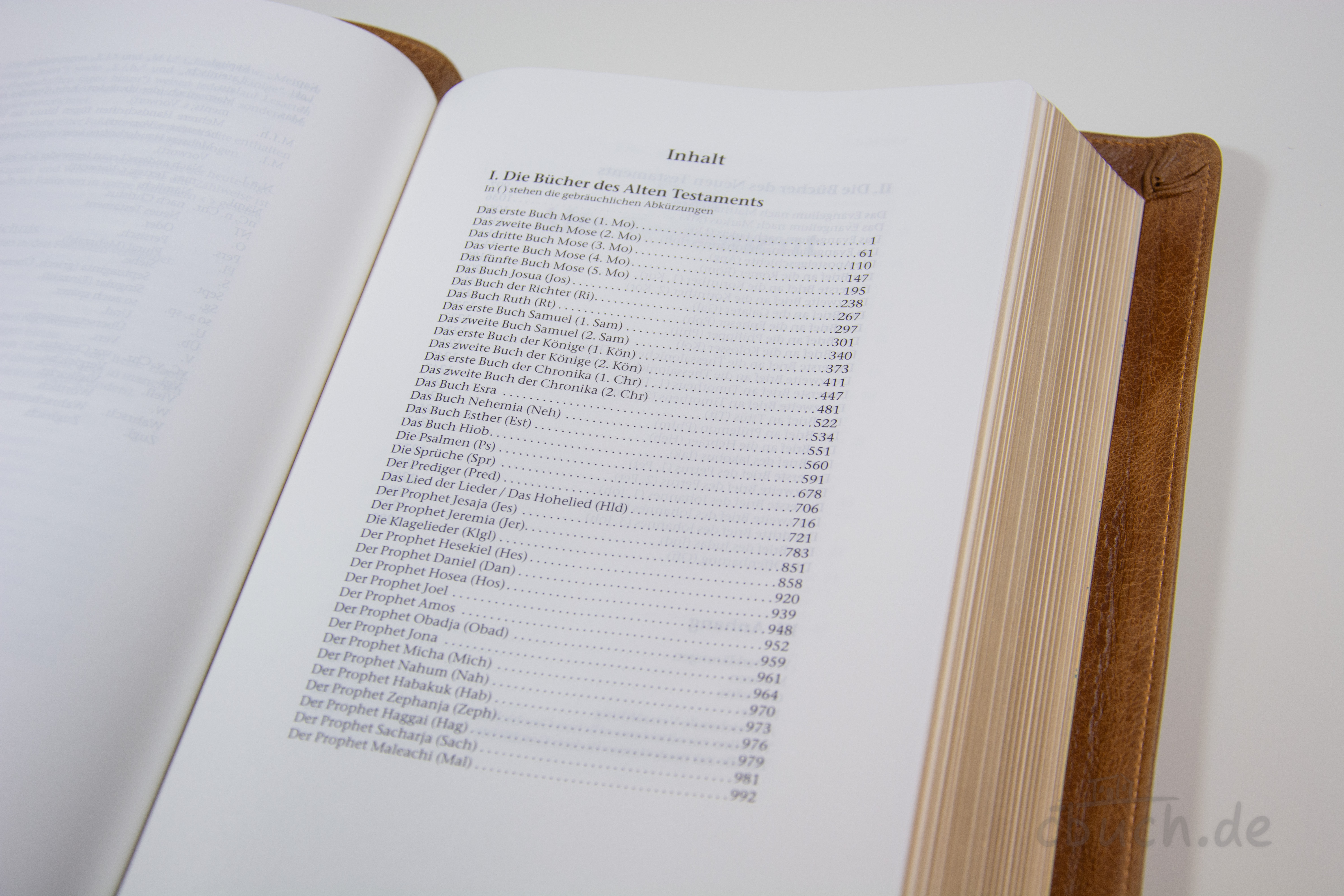 Elberfelder Bibel Edition CSV - Schreibrandbibel, größere Ausgabe, Leder, Toffee, Goldschnitt