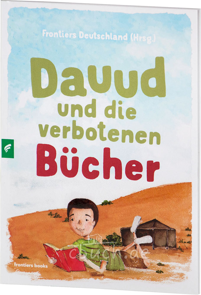 Daud und die verbotenen Bücher Kinderbuch Cover Cover des Kinderbuchs Daud und die verbotenen Bücher mit Jun