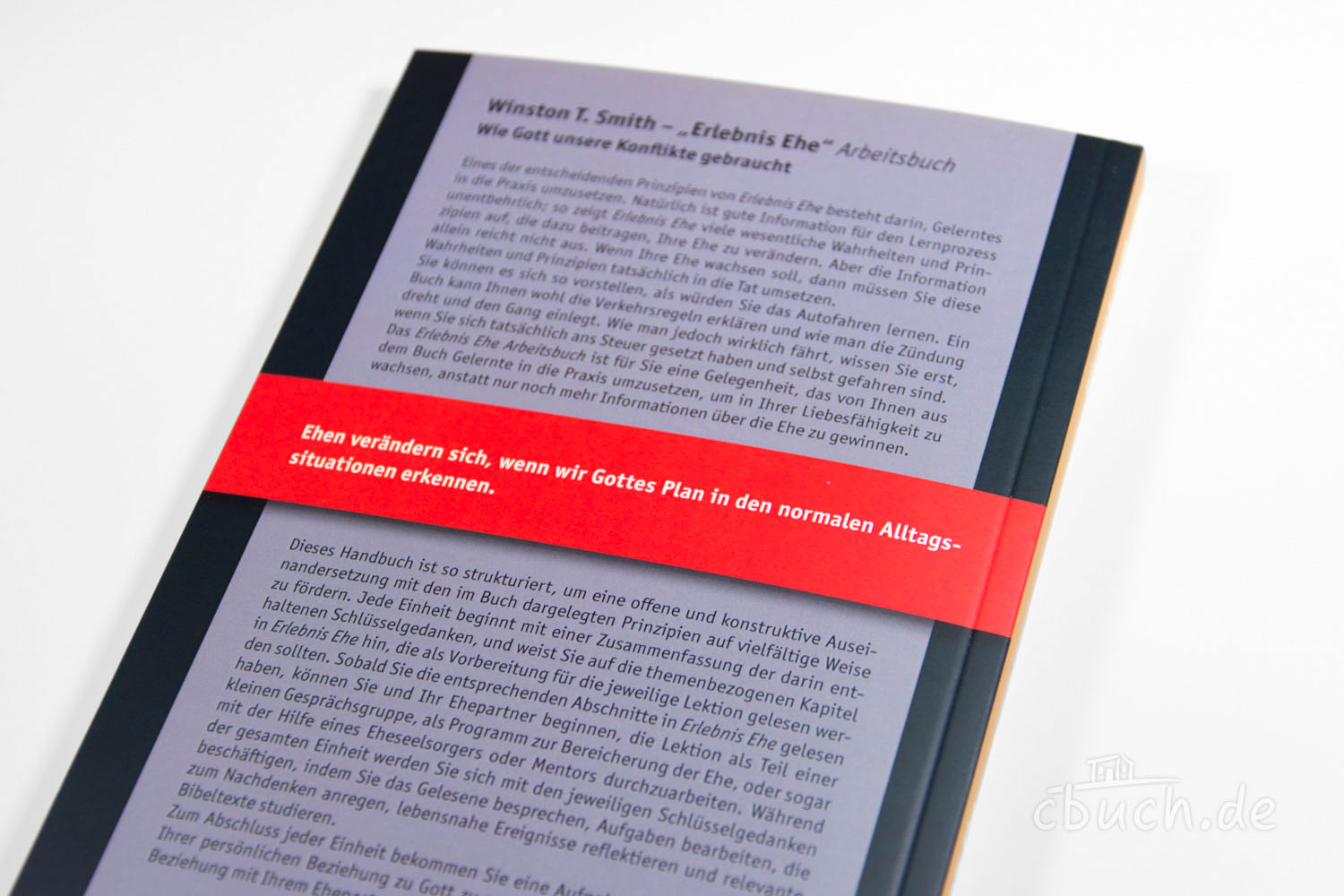 Arbeitsbuch Erlebnis Ehe von Winston T. Smith Rückseite Arbeitsbuch Erlebnis Ehe von Winston T. Smith mit