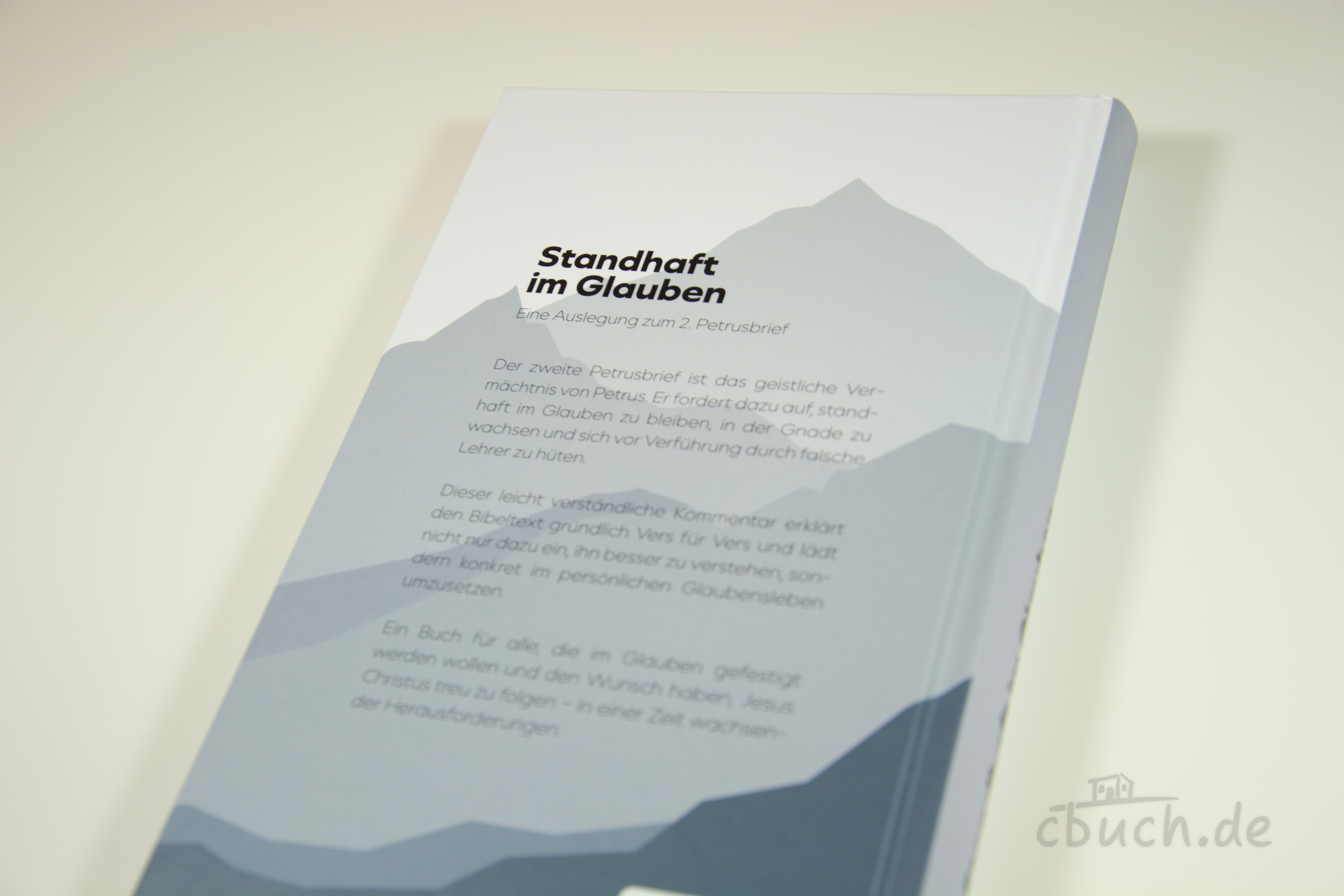 Buchcover „Bremicker: Standhaft im Glauben“ von CSV, leicht verständlicher Kommentar und Auslegung zum zweiten Petrusbrief zur Stärkung im Glauben