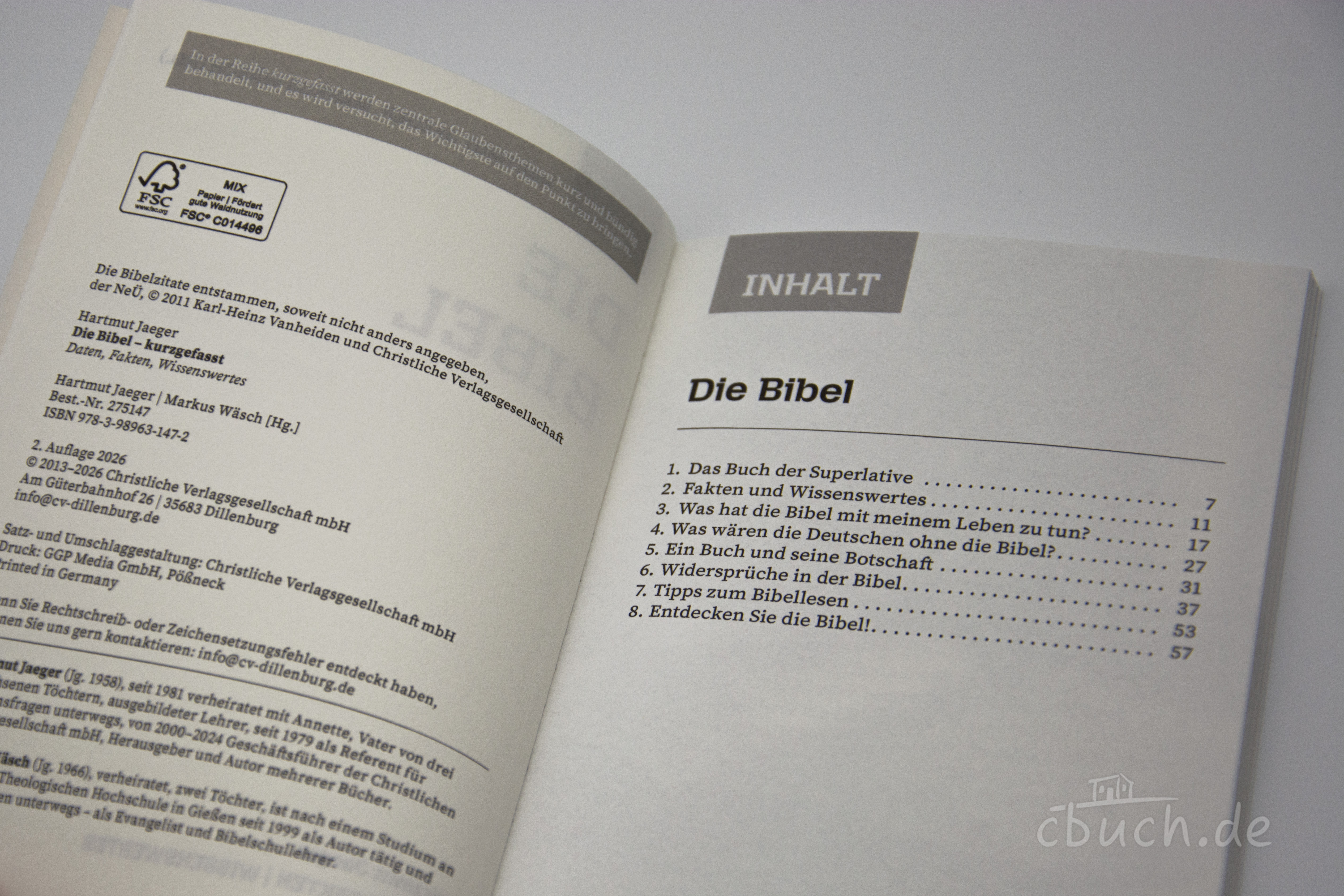 Jaeger/Wäsch: Die Bibel