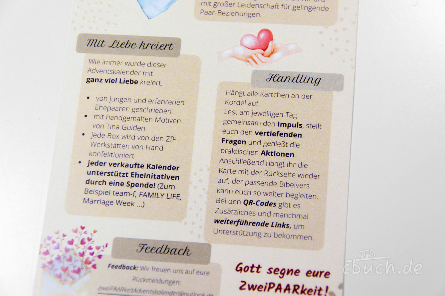 Adventskalender ZweiPAARkeit 3.0 Adventskalender ZweiPAARkeit 3.0