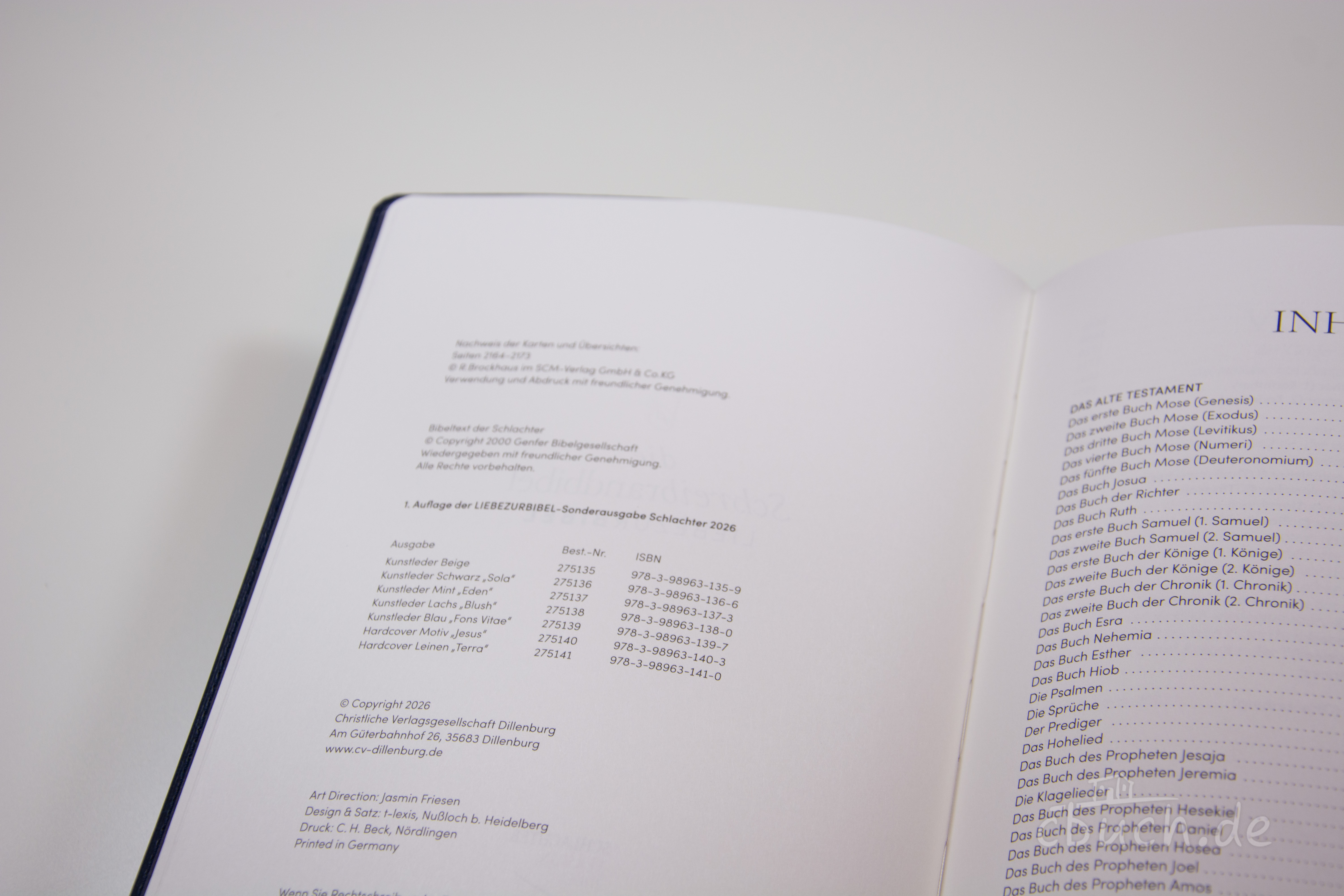 Schlachter 2000 - LIEBEZURBIBEL (Schreibrandbibel Fons Vitae)