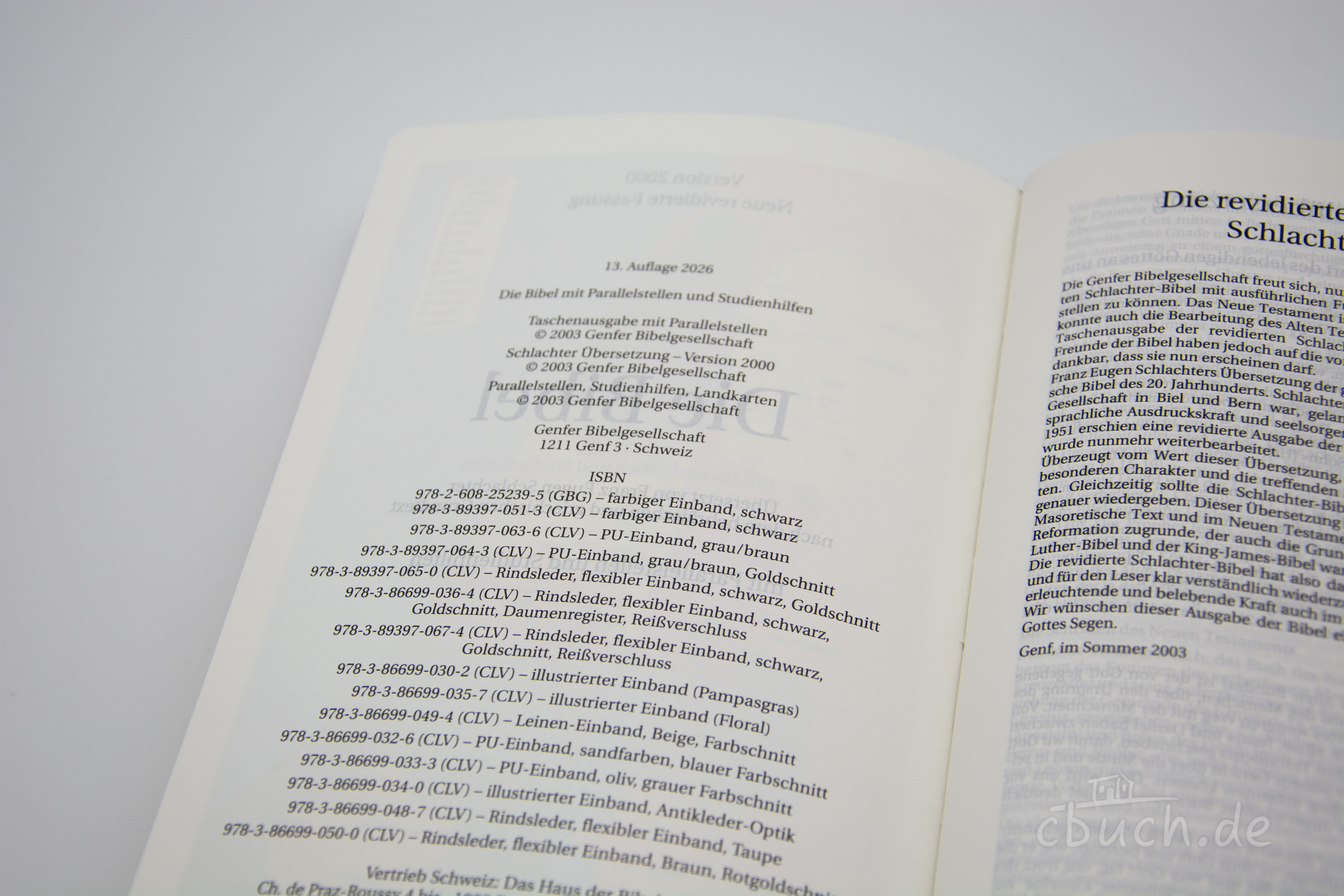 Schlachter 2000 Bibel - Taschenausgabe - Rindleder / Taupe Schlachter 2000 Bibel - Taschenausgabe - Rindleder / Taupe