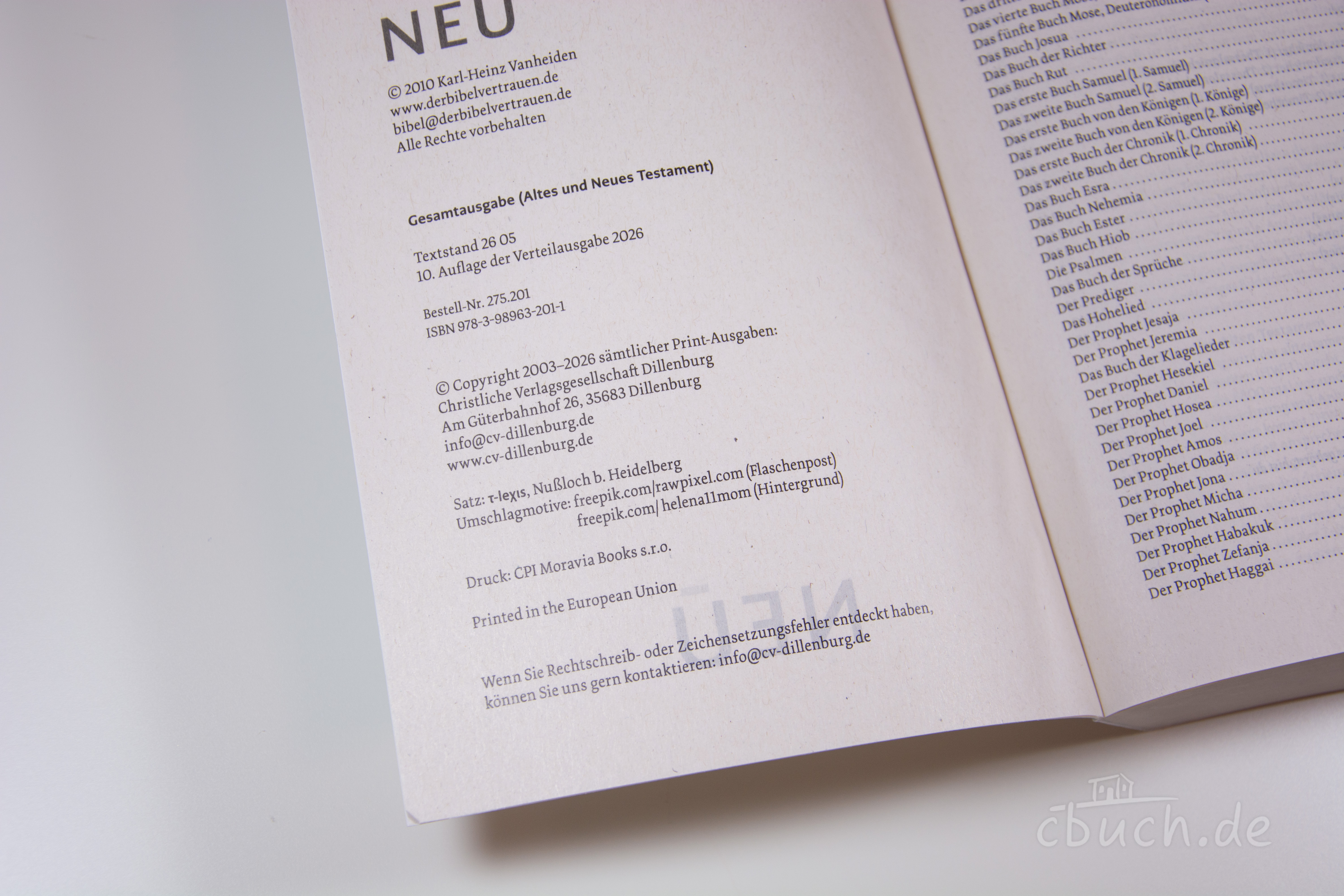 NeÜ Bibel.heute - Verteilbibel NeÜ Bibel.heute - Verteilbibel