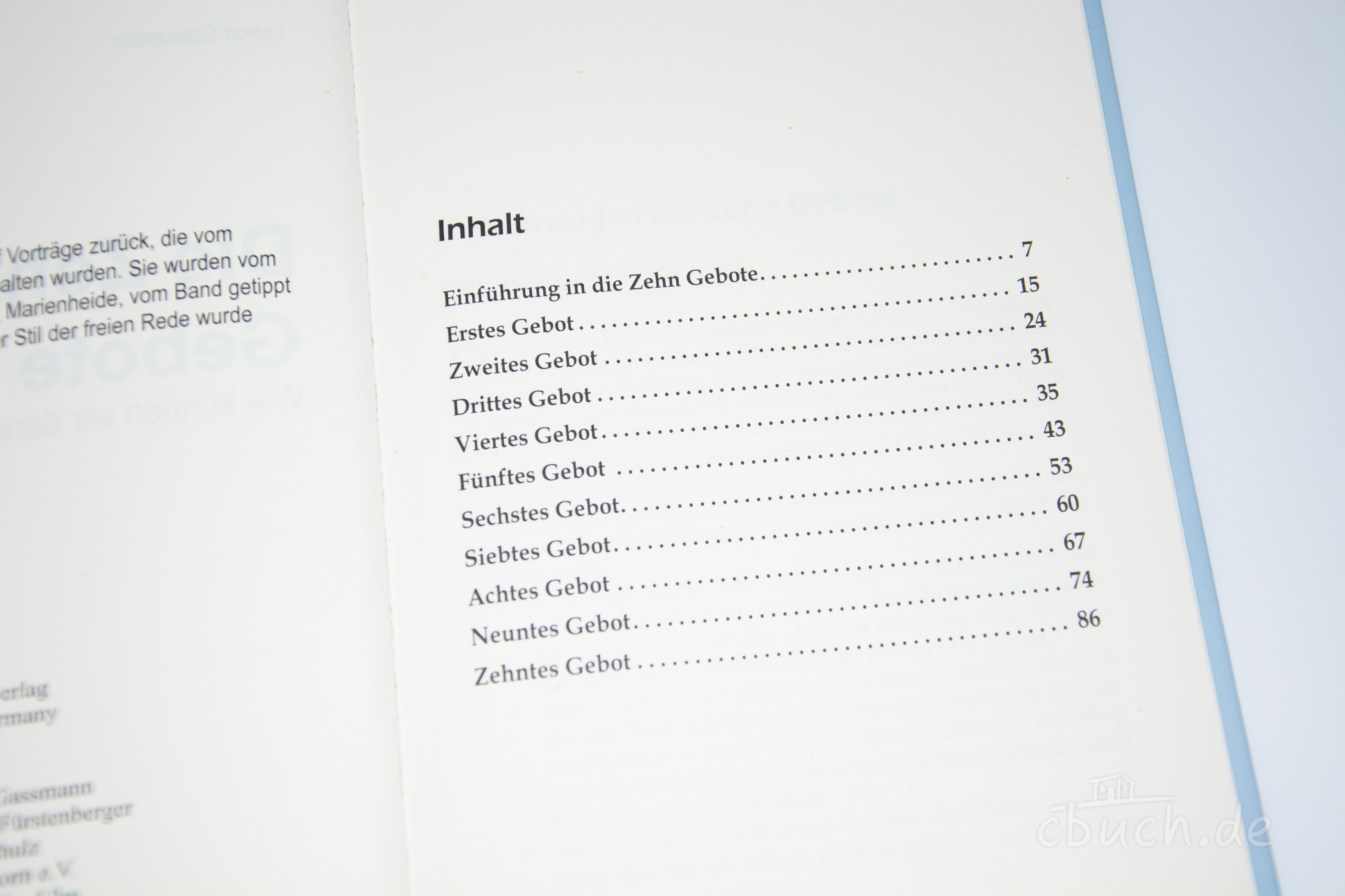 Gassmann: Die 10 Gebote Gottes - Auslegung