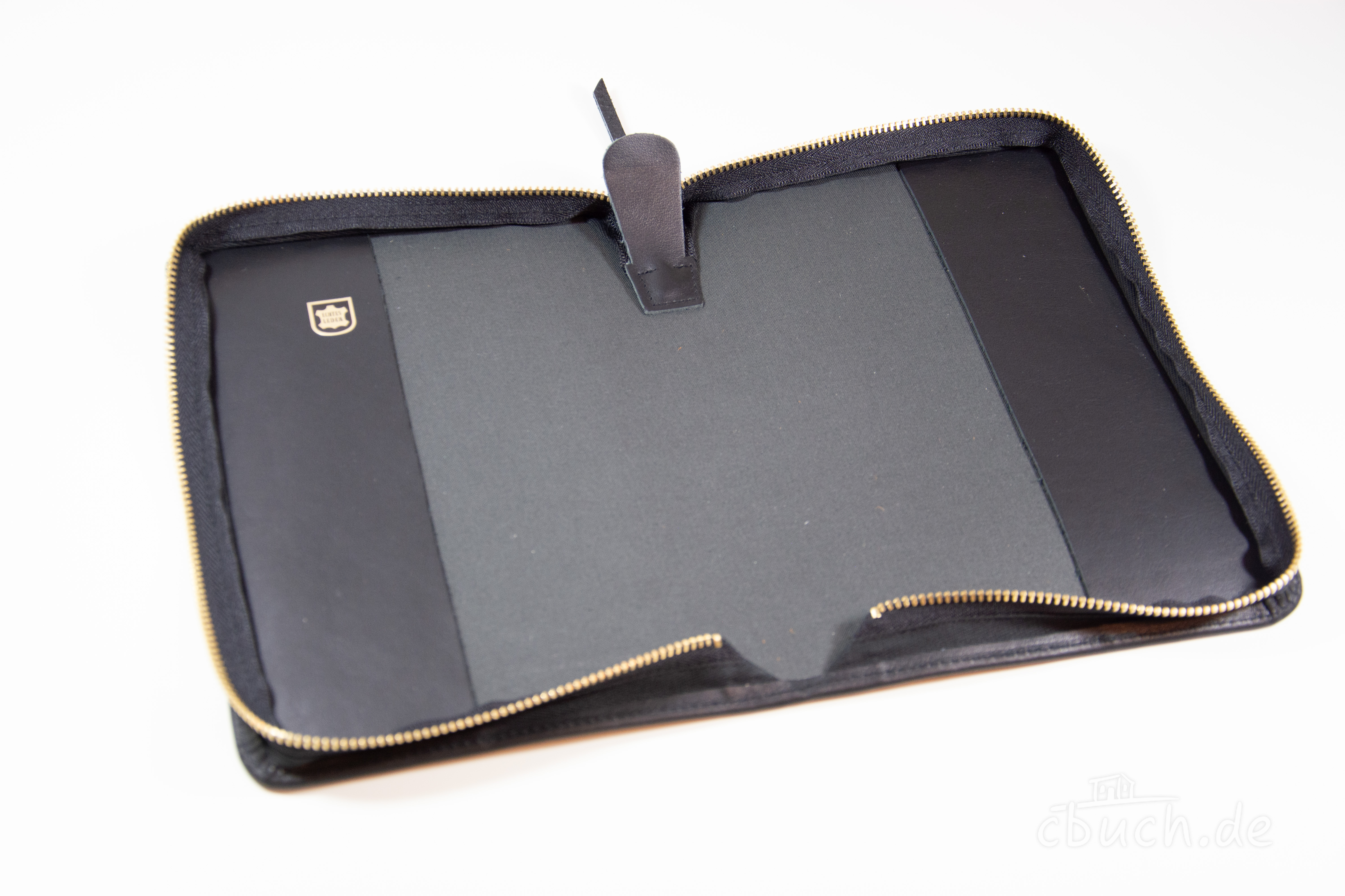 Bibelhülle für Schlachter Taschenausgabe - Vollrindleder Nappa glatt (schwarz)