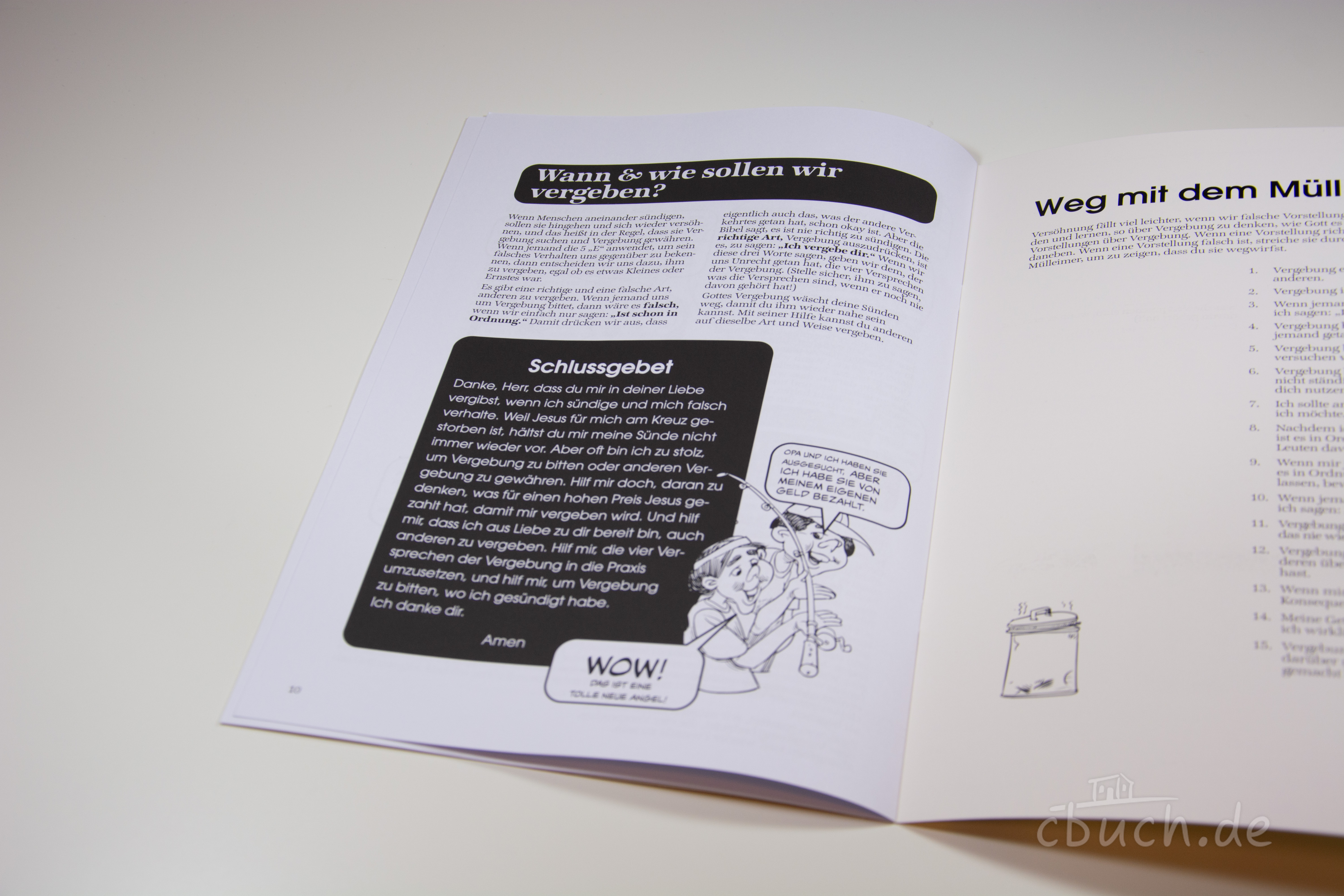 Corlette Sande: Handbuch für Friedensstifter - Comic Heft 8: Huch, oh weh - die Angel ist im See