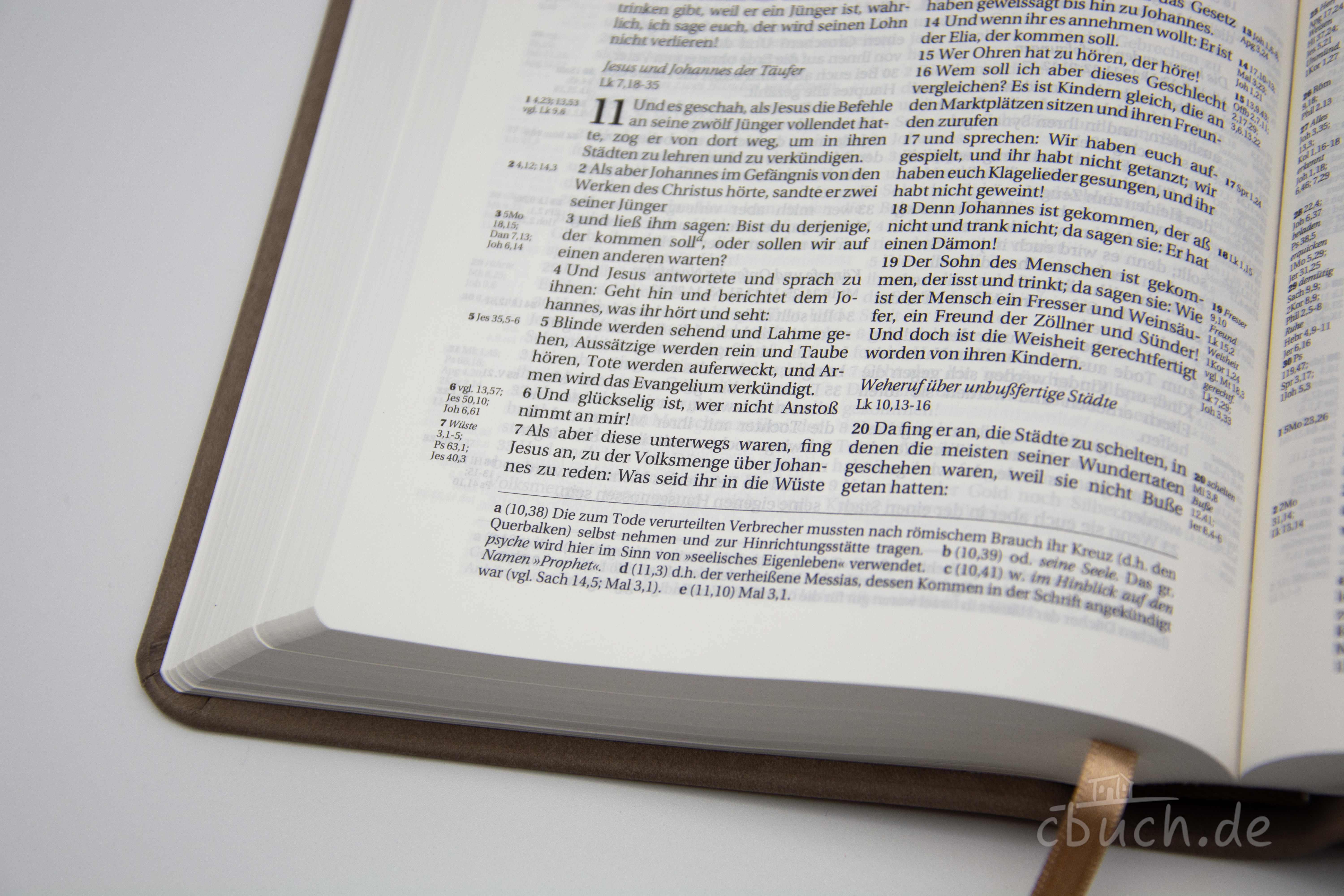 Schlachter 2000 Bibel - Taschenausgabe - Rindleder / Taupe Schlachter 2000 Bibel - Taschenausgabe - Rindleder / Taupe