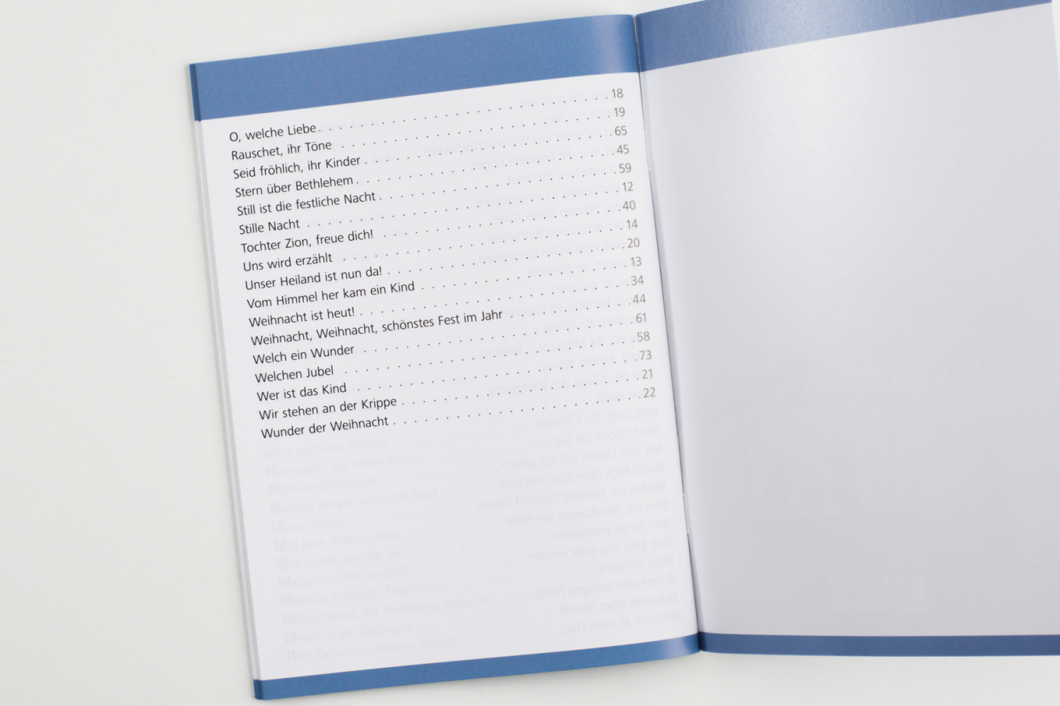Der Geburtstag der Freude - Textausgabe - Liederbuch zu Weihnachten