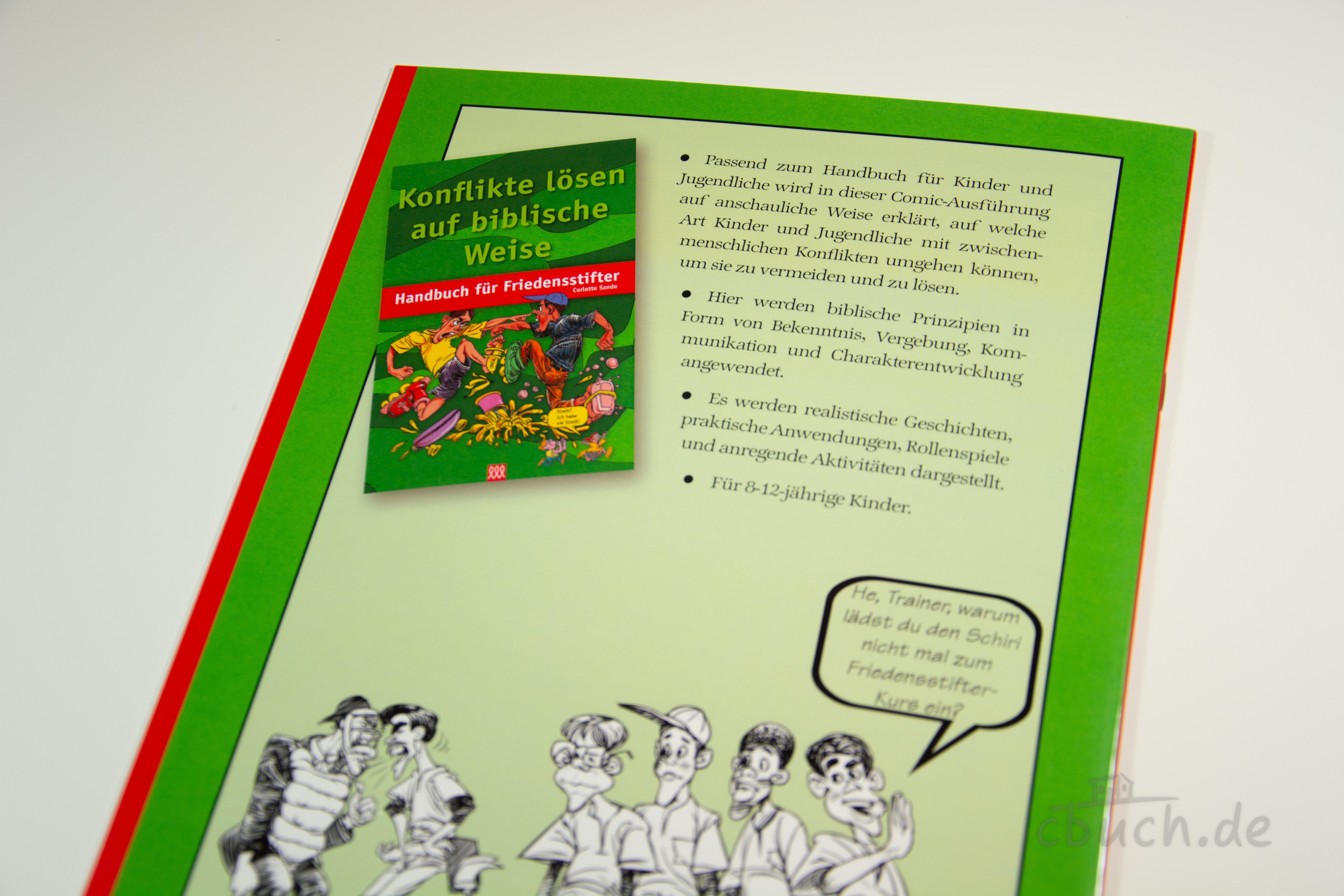 Corlette Sande: Handbuch für Friedensstifter - Comic Heft 3 Zeit vergessen - kein Pizzaessen! Kindercomic zu biblischen Prinzipien, Konfliktlösung und Vergebung, Hersteller 3L