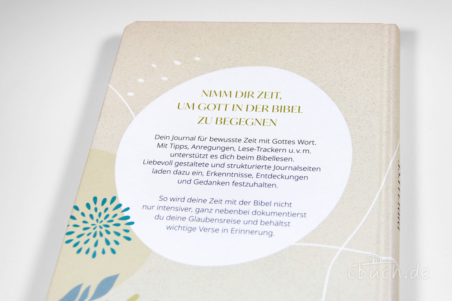 Buchcover mit Hinweis auf Journal für Bibellesen und Glauben