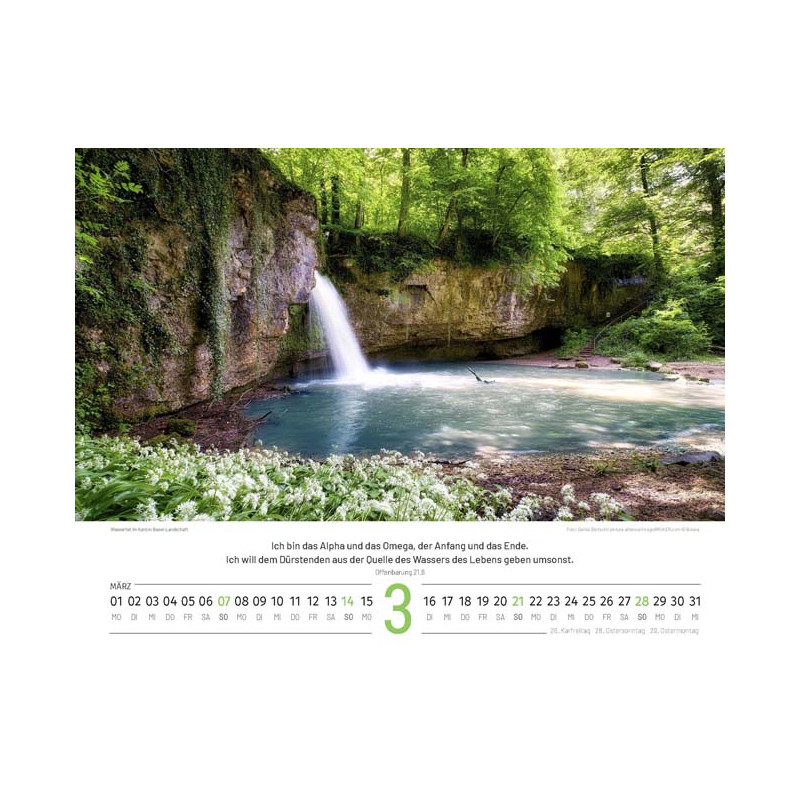 Schweizer Bildkalender 2027 - Wandkalender