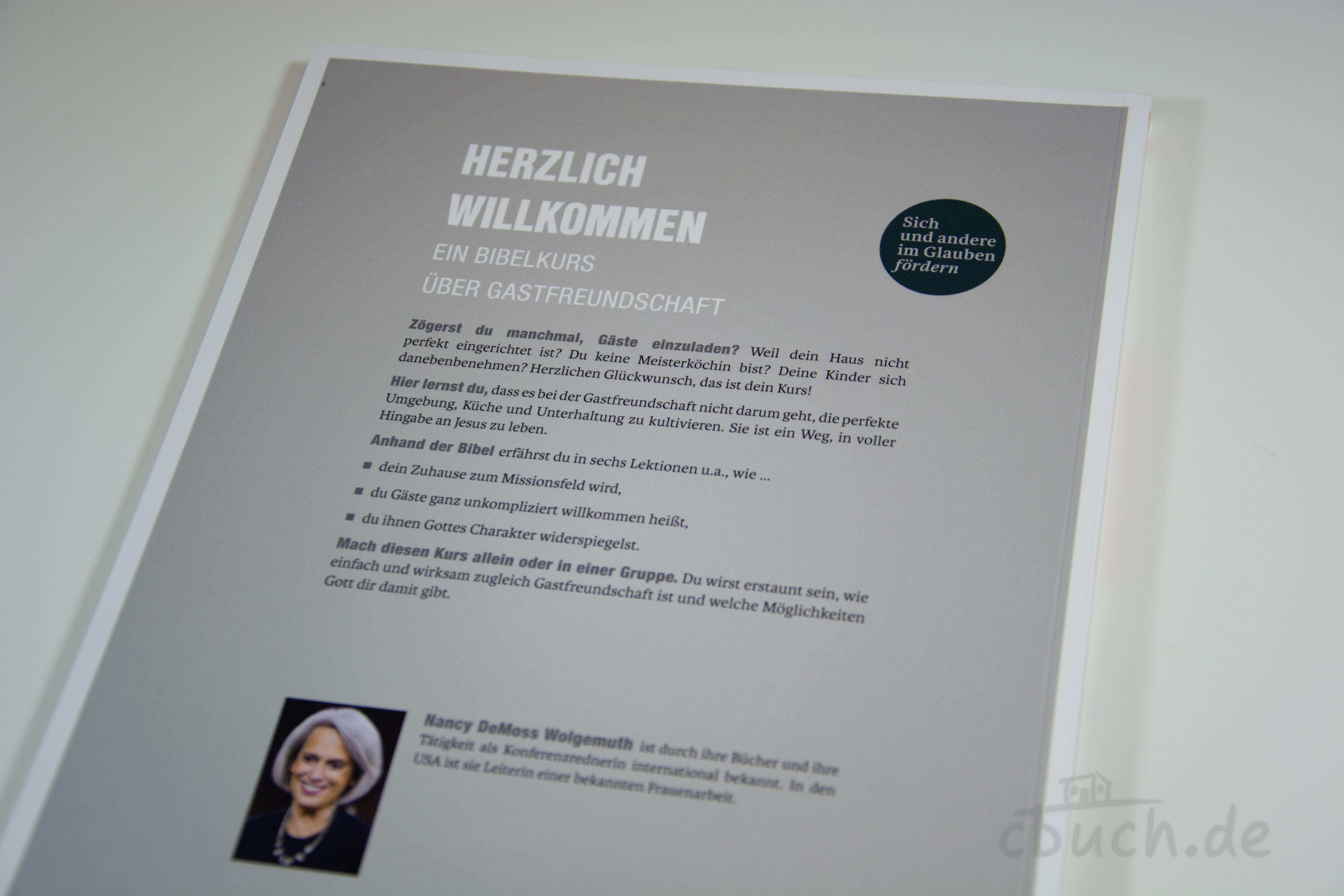 Bibelkurs über Gastfreundschaft - Herzlich Willkommen Informationsblatt zum Bibelkurs über Gastfreundschaft mit Au