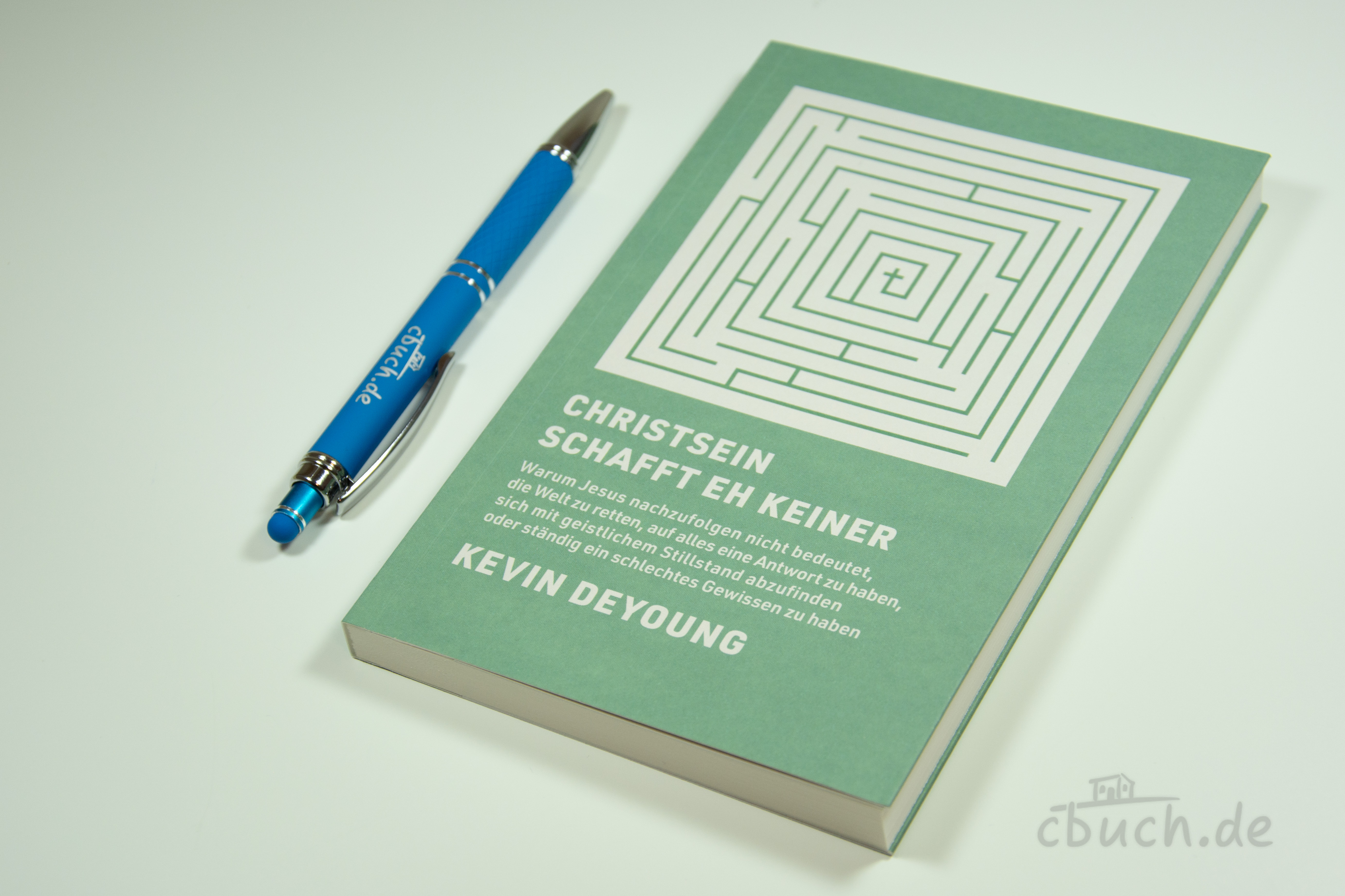 Kevin DeYoung: Christsein schafft eh keiner | Buch von Verbum Medien Buchcover von „Christsein schafft eh keiner“ von Kevin DeYoung, Verbum Medien – alltagsnahes christliches Buch über Jesusnachfolge, Hoffnung und treues Leben im Alltag