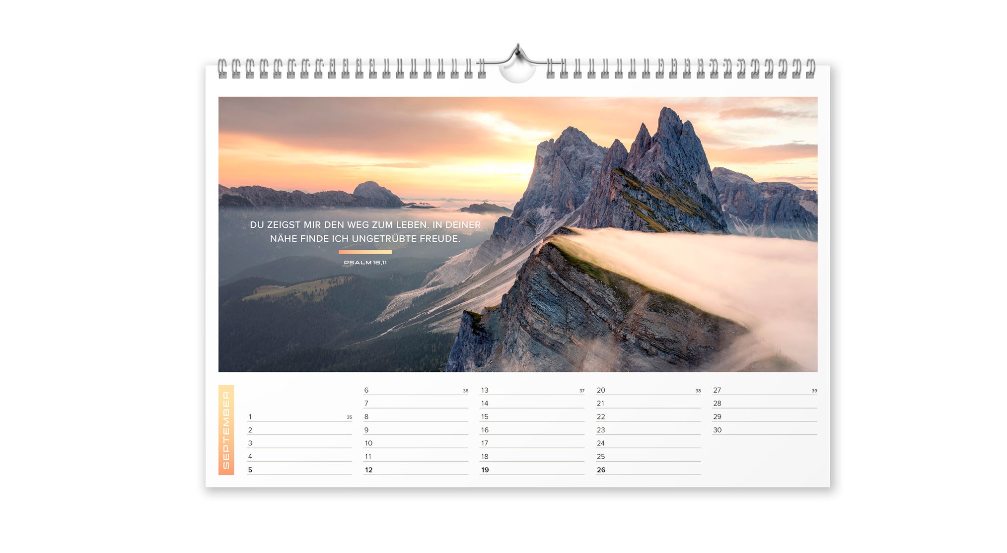 Life is more 2027 - Wandkalender Mittelgroß Life is more 2027 - Wandkalender Mittelgroß