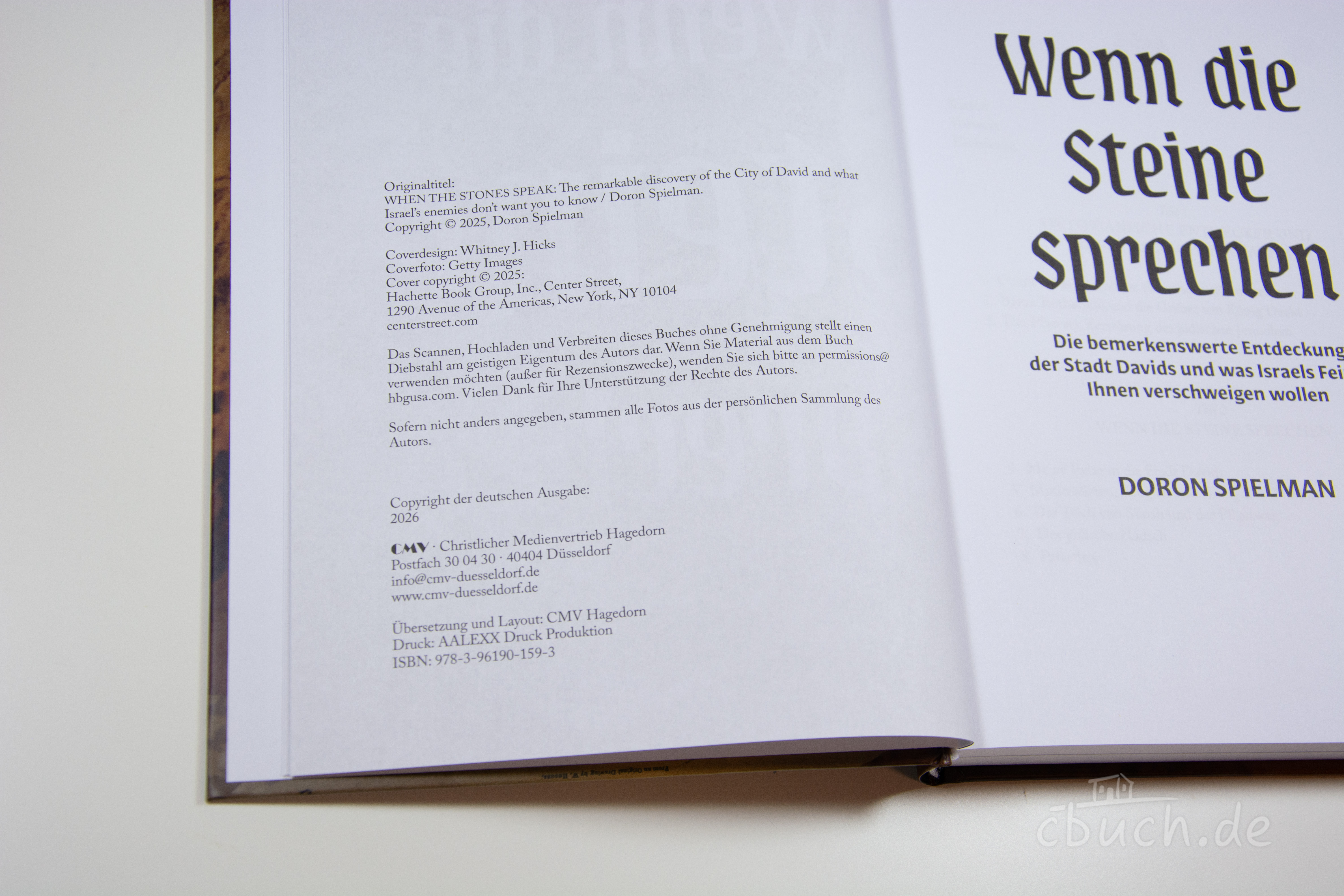 Spielman: Wenn die Steine sprechen Spielman: Wenn die Steine sprechen