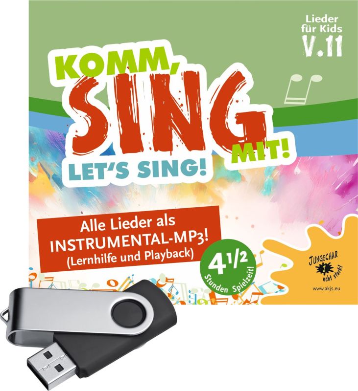 Komm, sing mit! Let´s sing 2026 - USB Stick