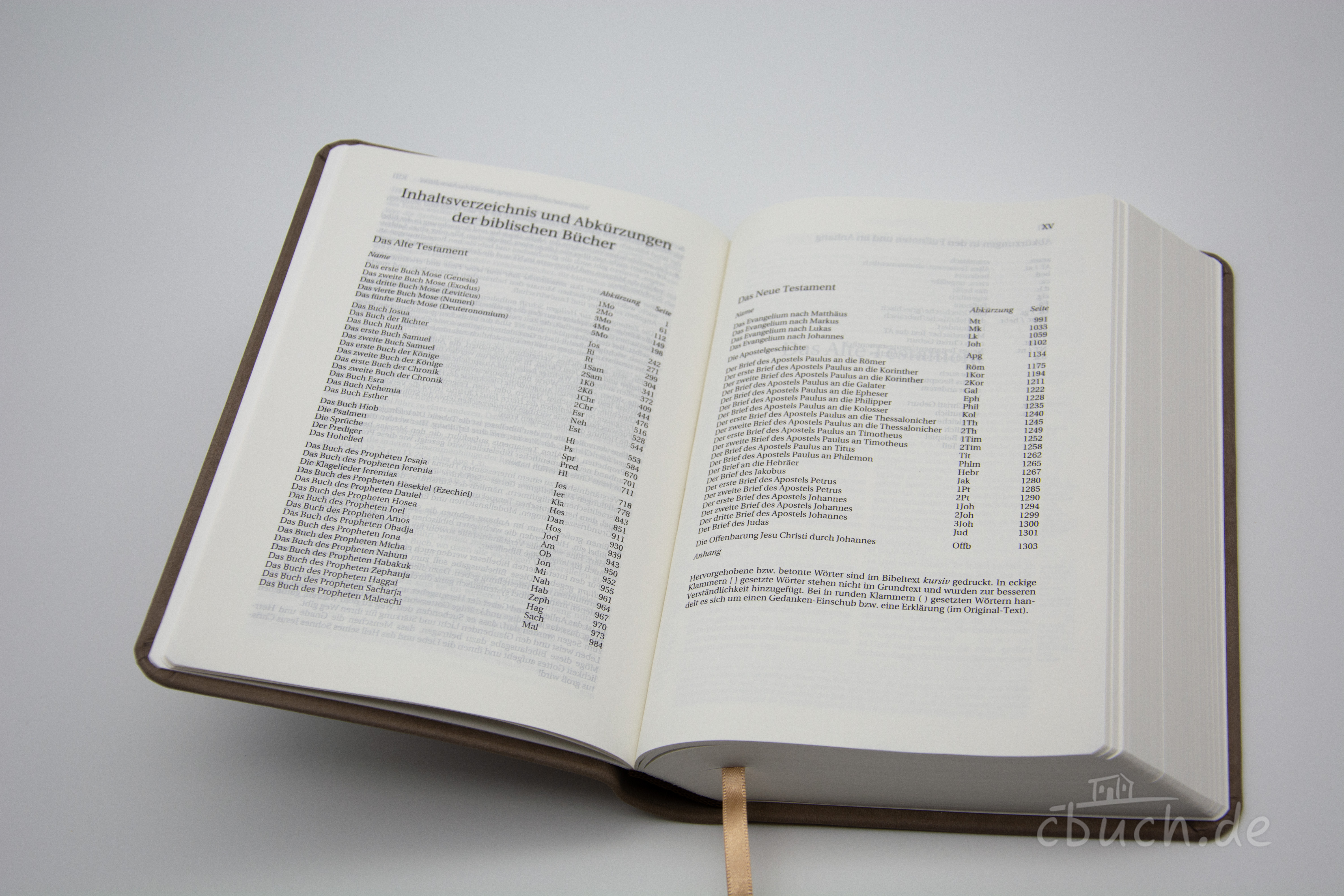 Schlachter 2000 Bibel - Taschenausgabe - Rindleder / Taupe
