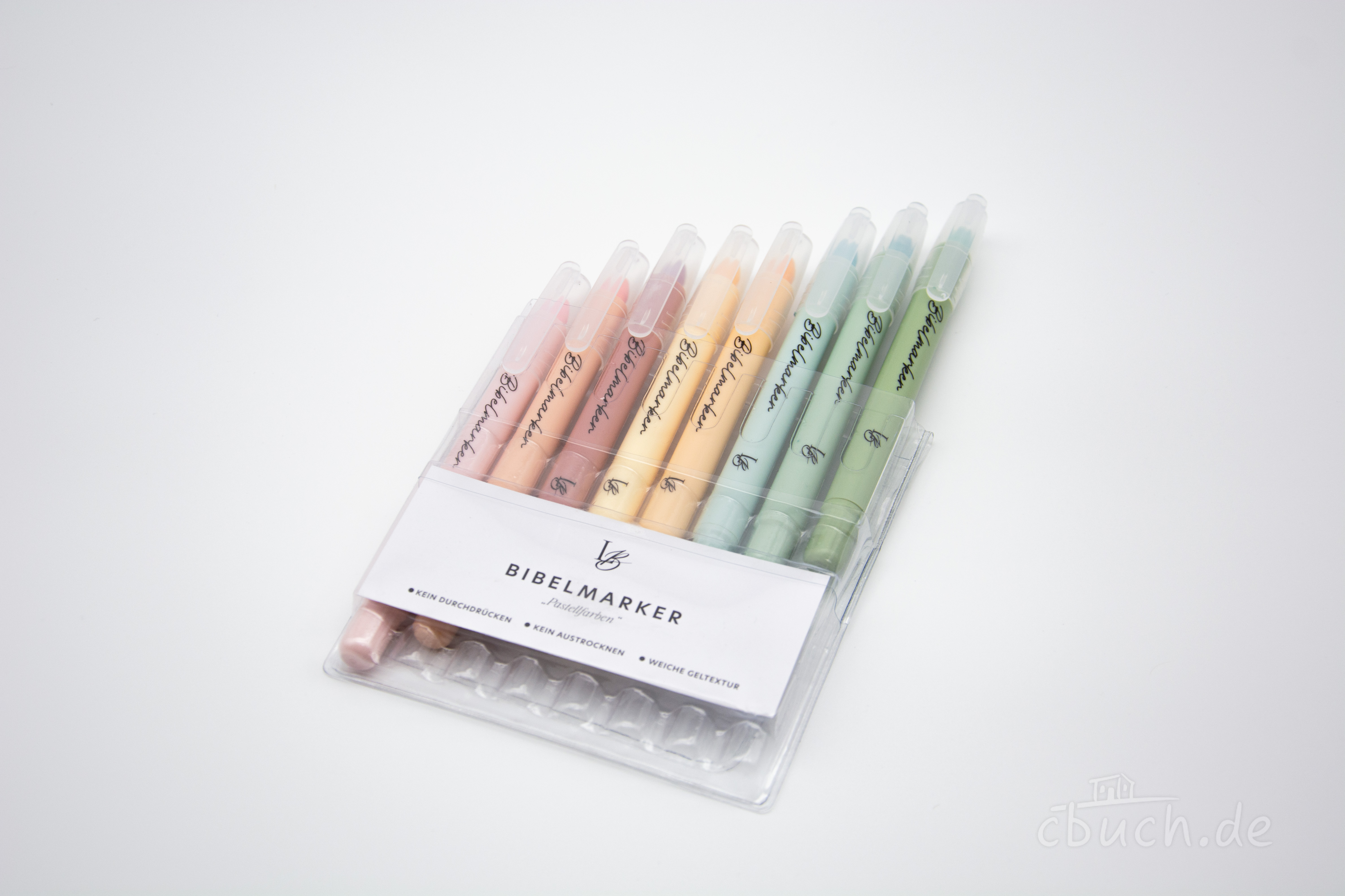 Bibelmarker 8er Pastelltöne