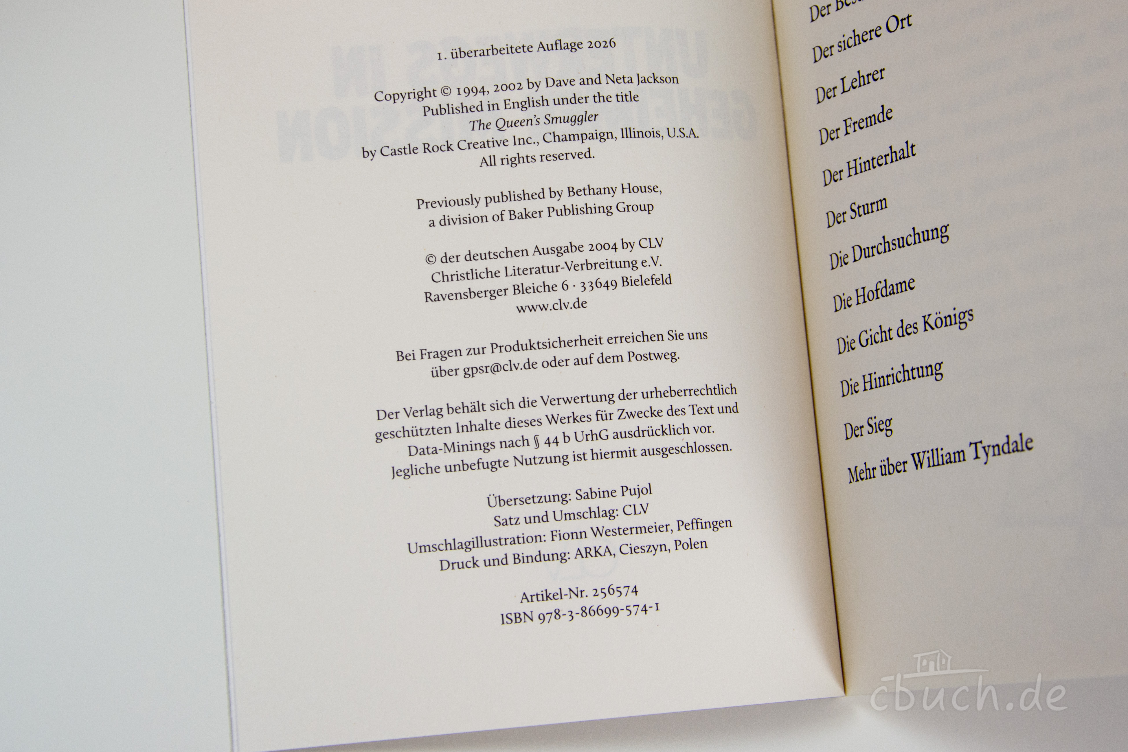 Jackson: Unterwegs in geheimer Mission (William Tyndale) Jackson: Unterwegs in geheimer Mission (William Tyndale)