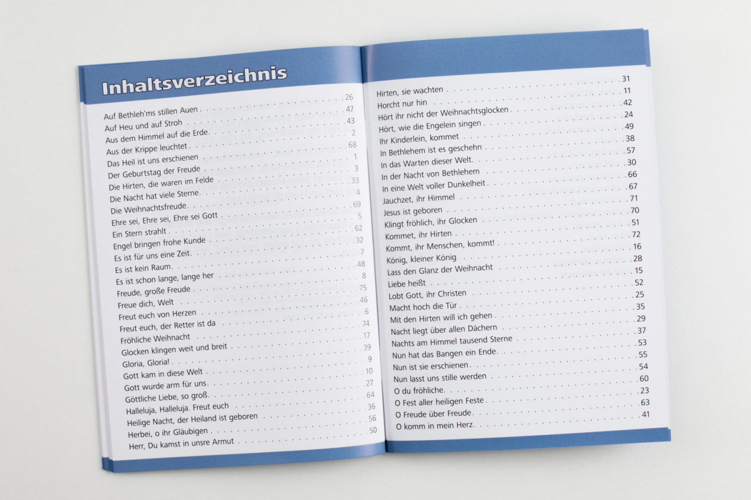 Der Geburtstag der Freude - Textausgabe - Liederbuch zu Weihnachten