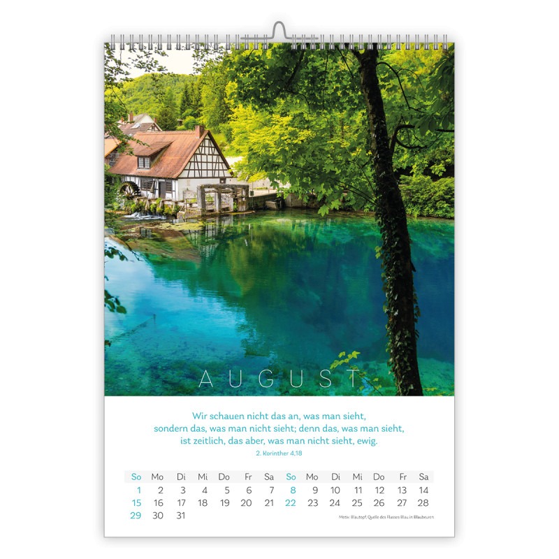 Natur Kalender 2027 - CSV