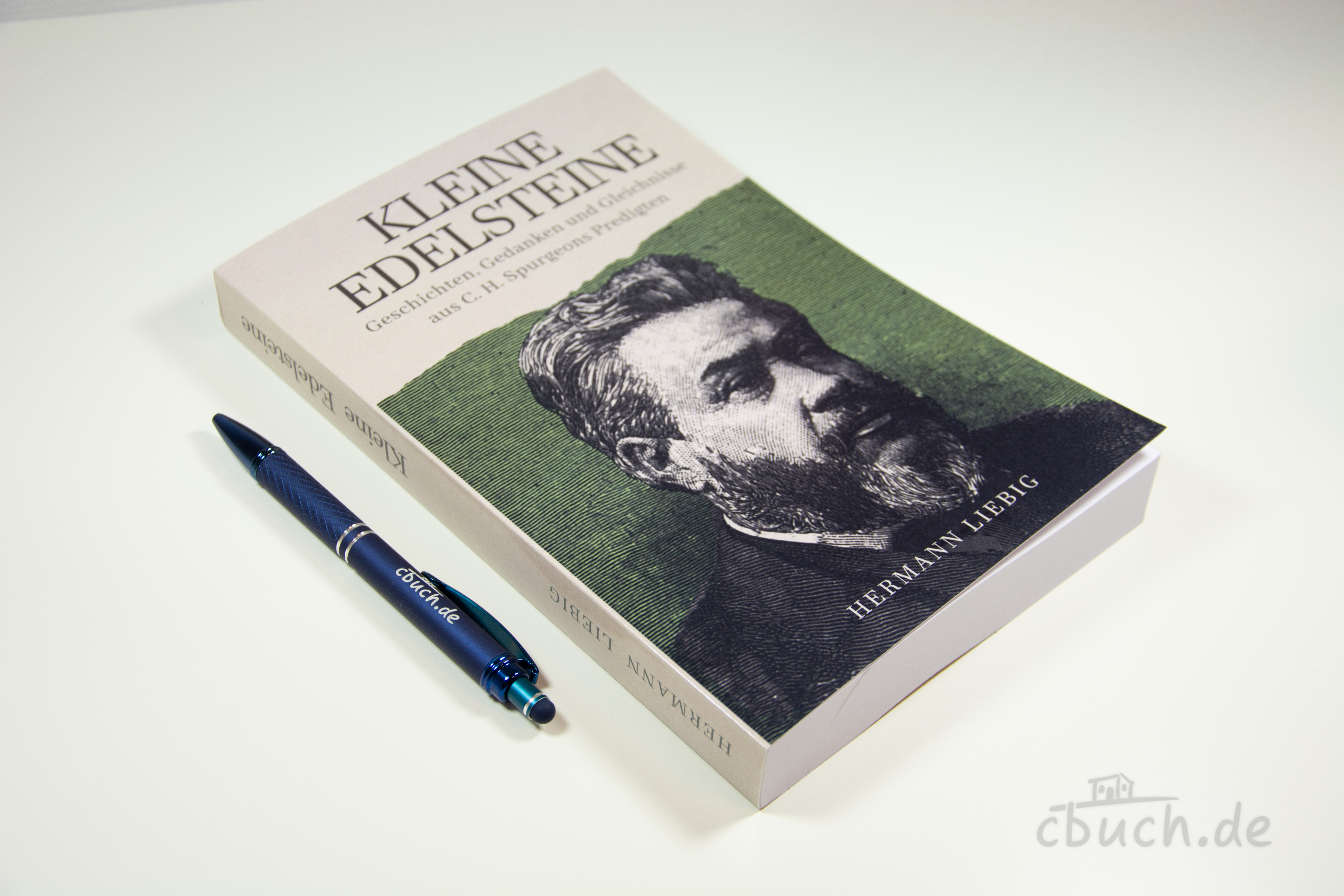 Buchcover von „Liebig: Kleine Edelsteine“ von Hermann Liebig, edition predigt.archiv – ausgewählte Illustrationen, Bilder und Gleichnisse aus Predigten von C. H. Spurgeon