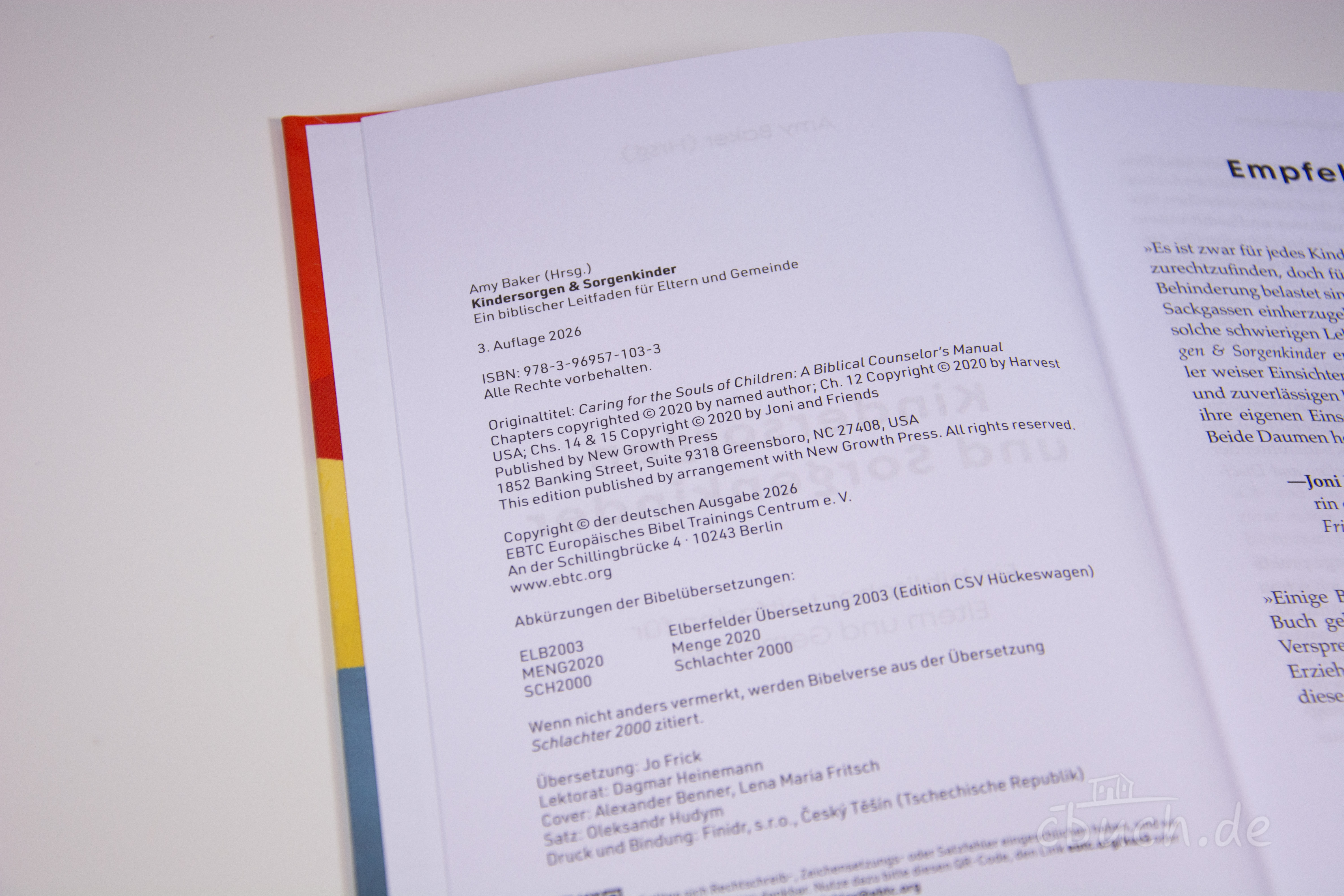 Baker (Hrsg.): Kindersorgen & Sorgenkinder
