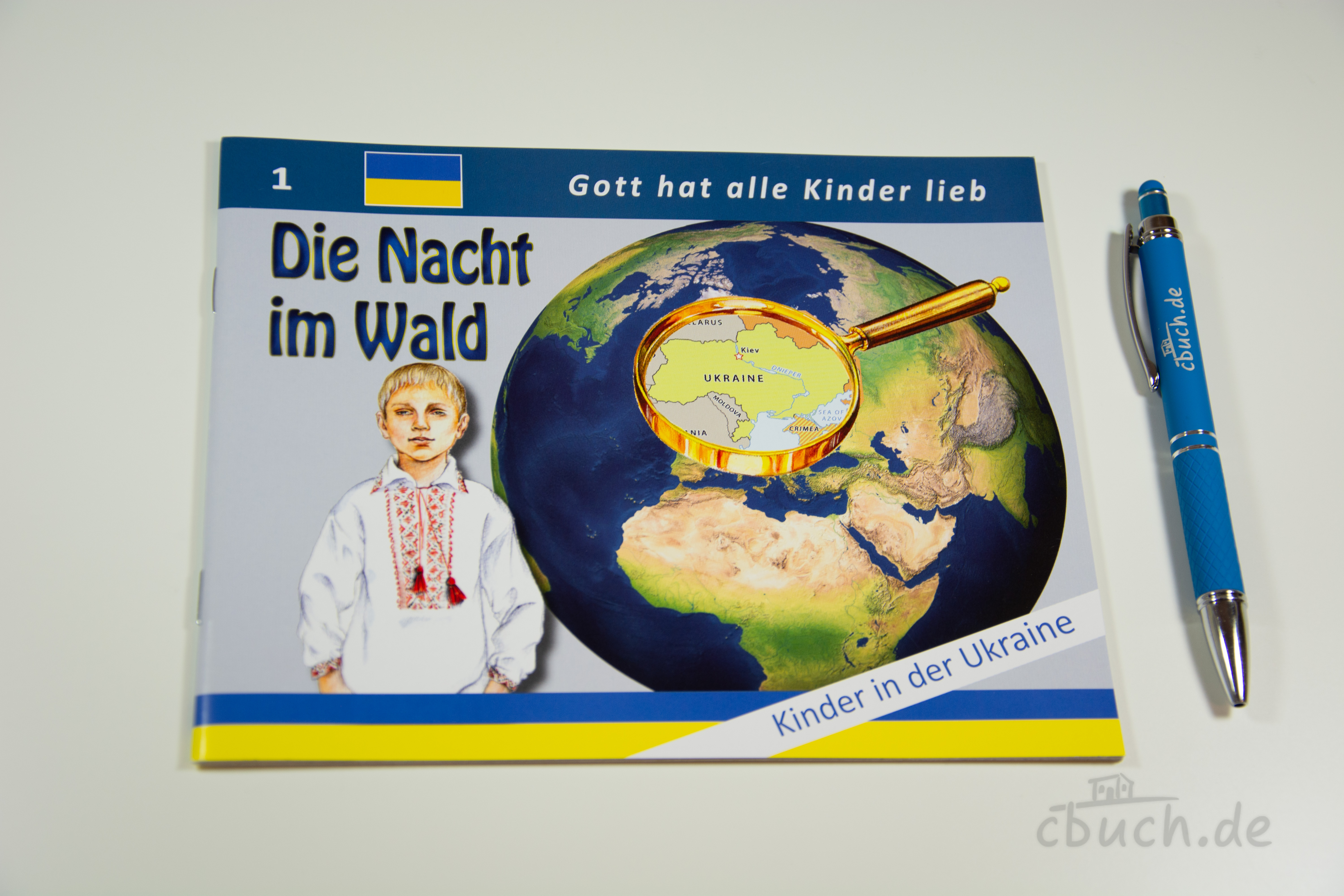 Buchcover Die Nacht im Wald - Kinder in der Ukraine (Heft 1) von Samenkorn, christliche Missionsgeschichte für Kinder über Daniel, die Ukraine sowie Flora, Fauna und landestypische Kultur.