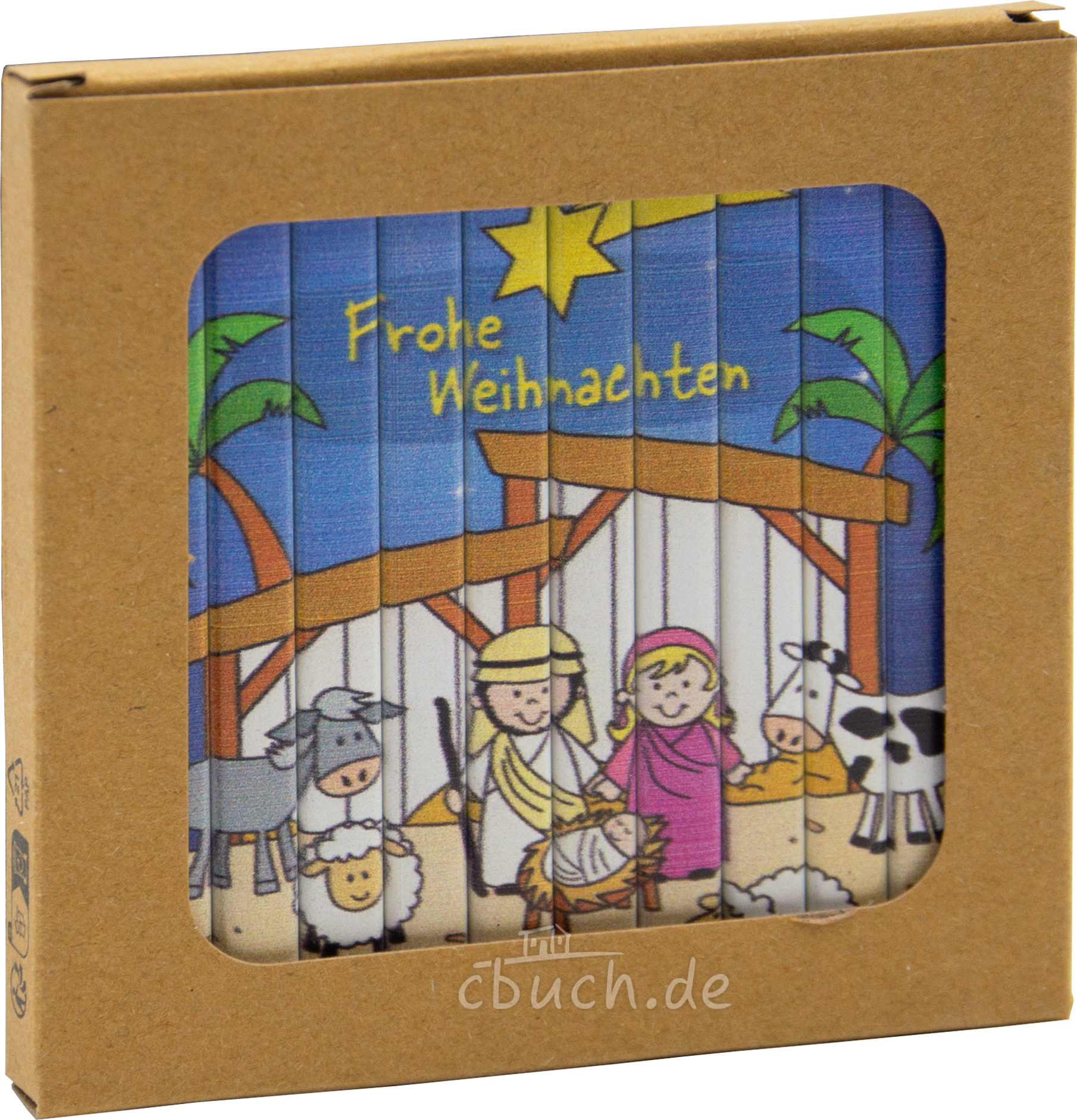 Buntstifte-Set Weihnachtsgeschichte Buntstifte-Set Weihnachtsgeschichte