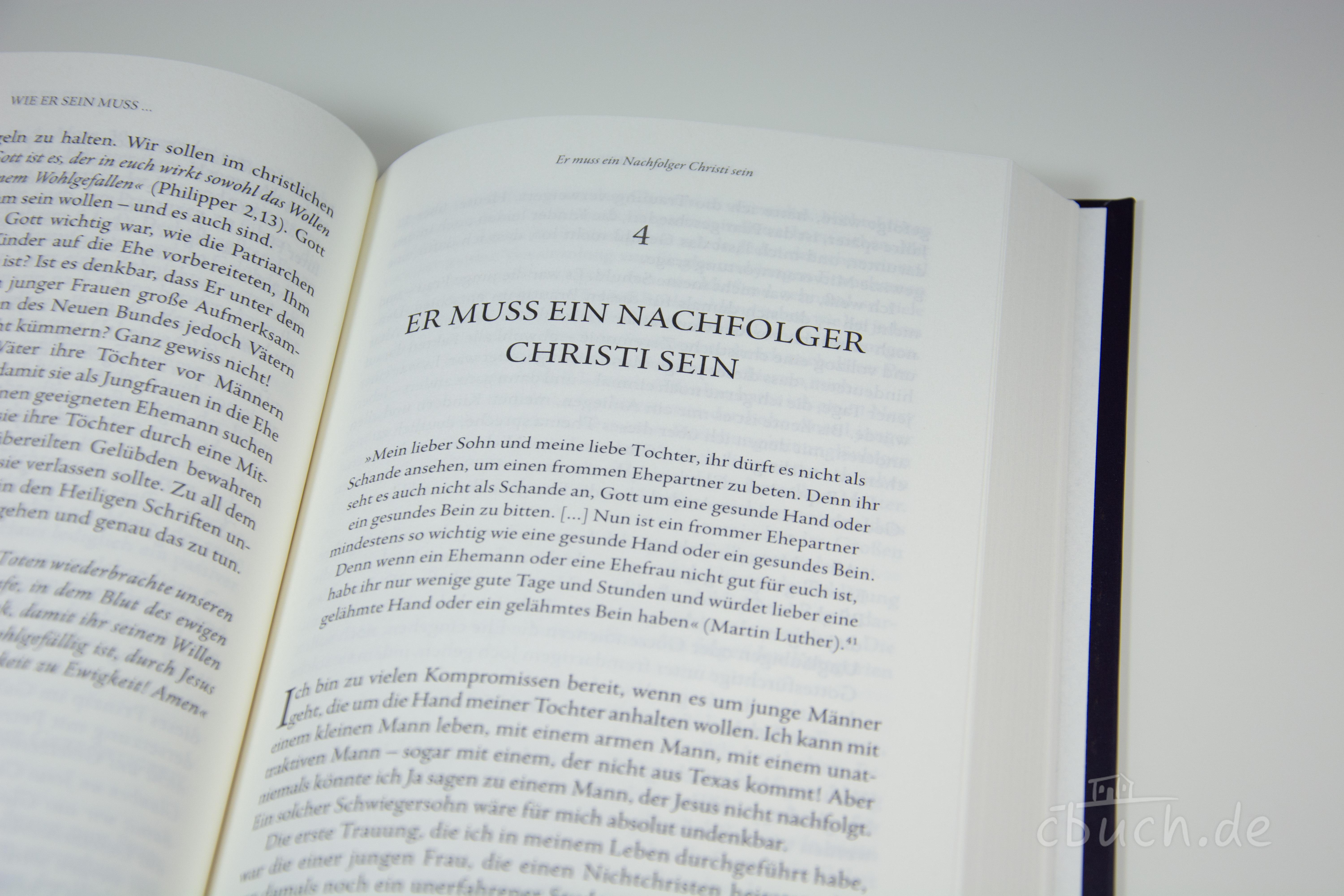 Baucham: Wie er sein muss …