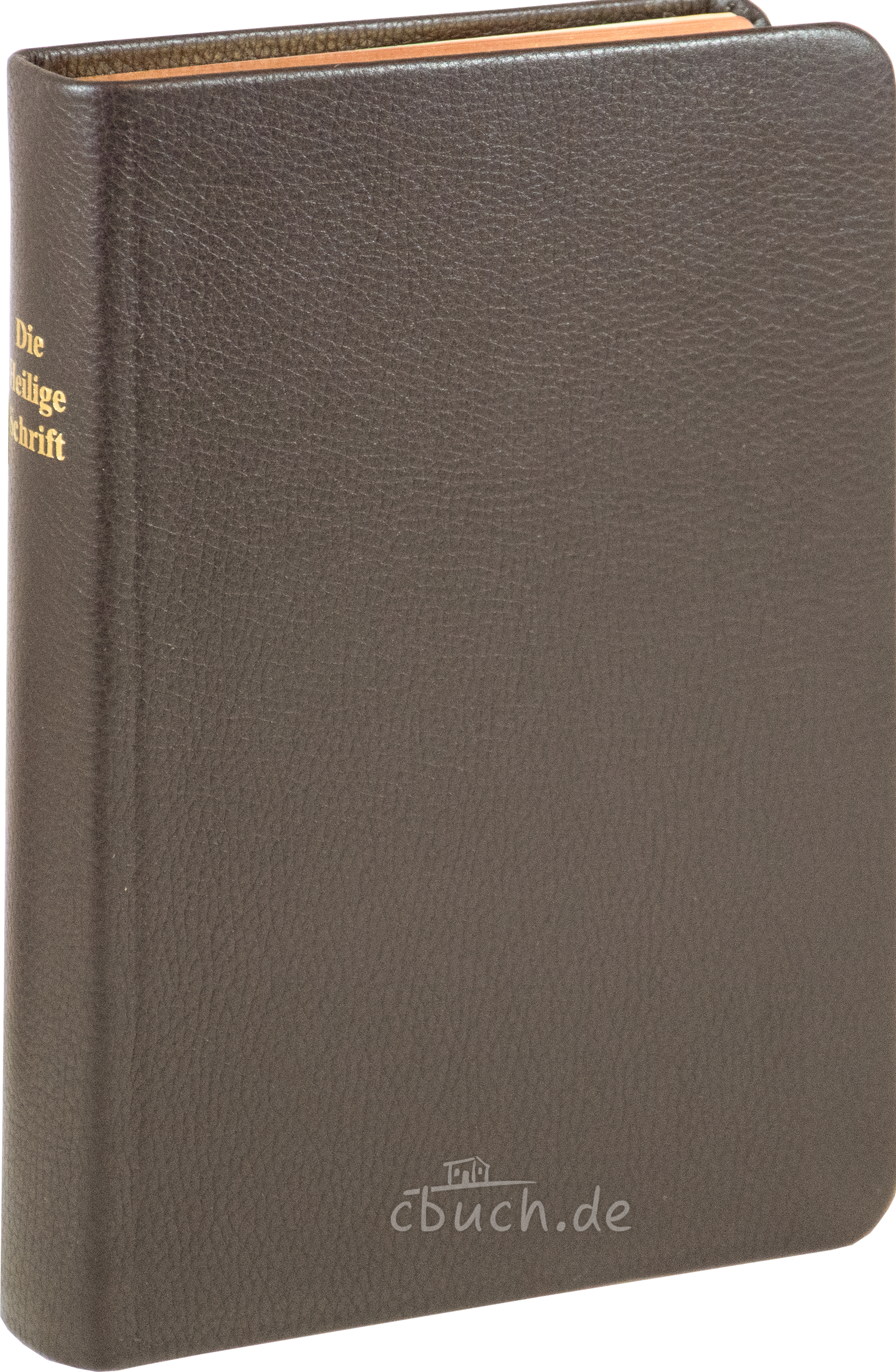 Elberfelder Bibel Edition CSV - Schreibrandbibel, größere Ausgabe, Rindleder (weich) dunkelbraun, Rotgoldschnitt
