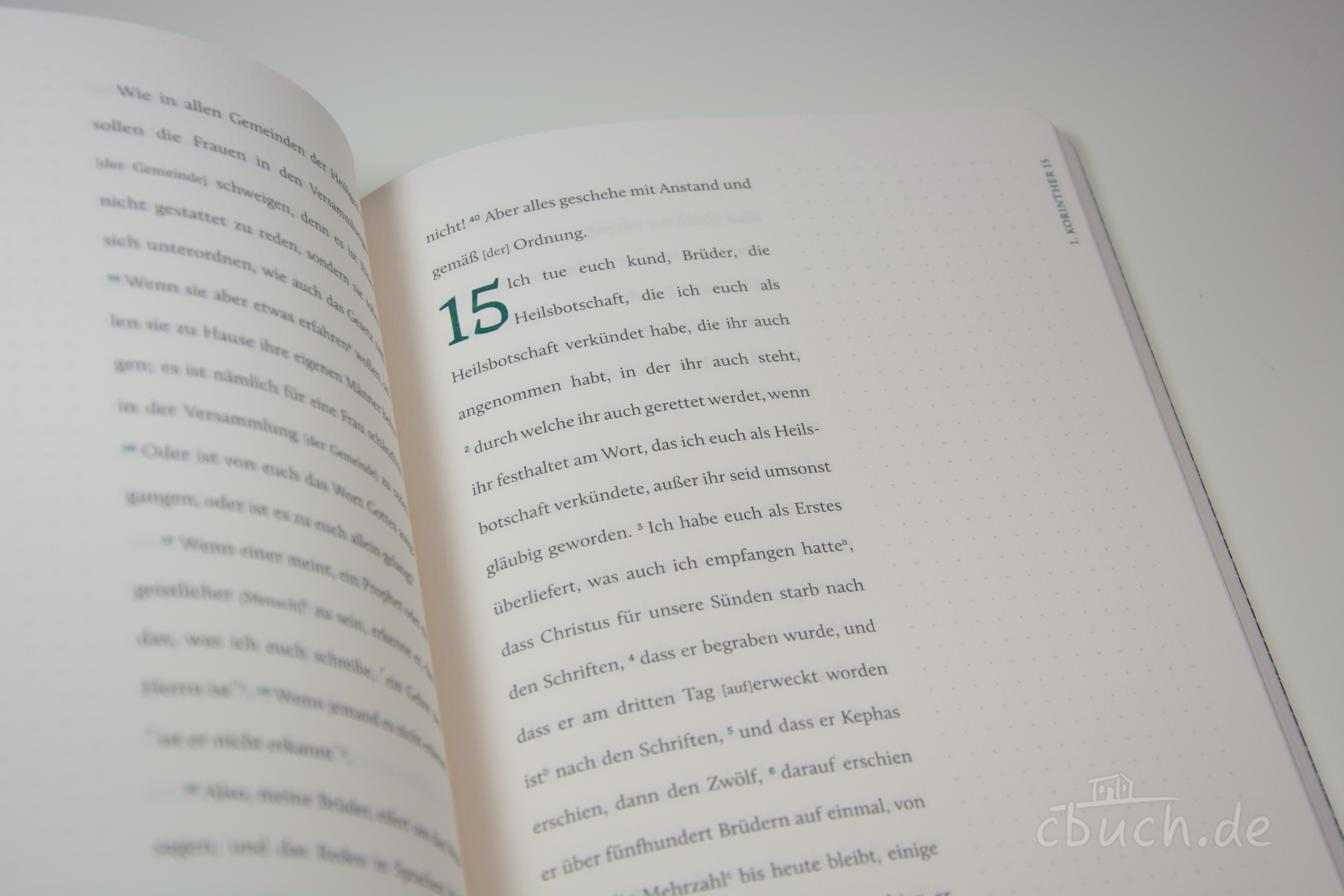EsraBibel – Logbuch 1. und 2. Korintherbrief