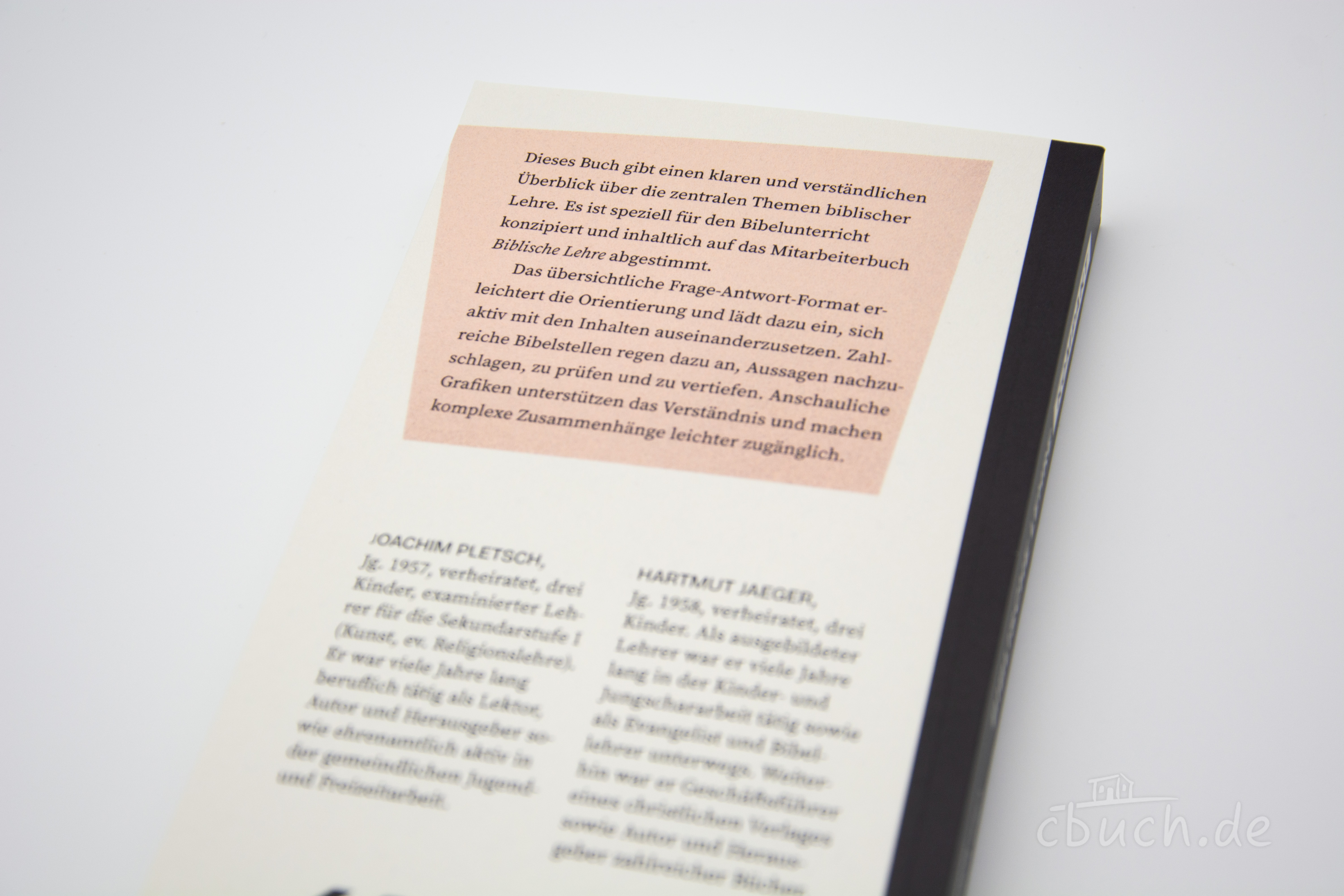 Jaeger/Pletsch: Biblische Lehre kompakt