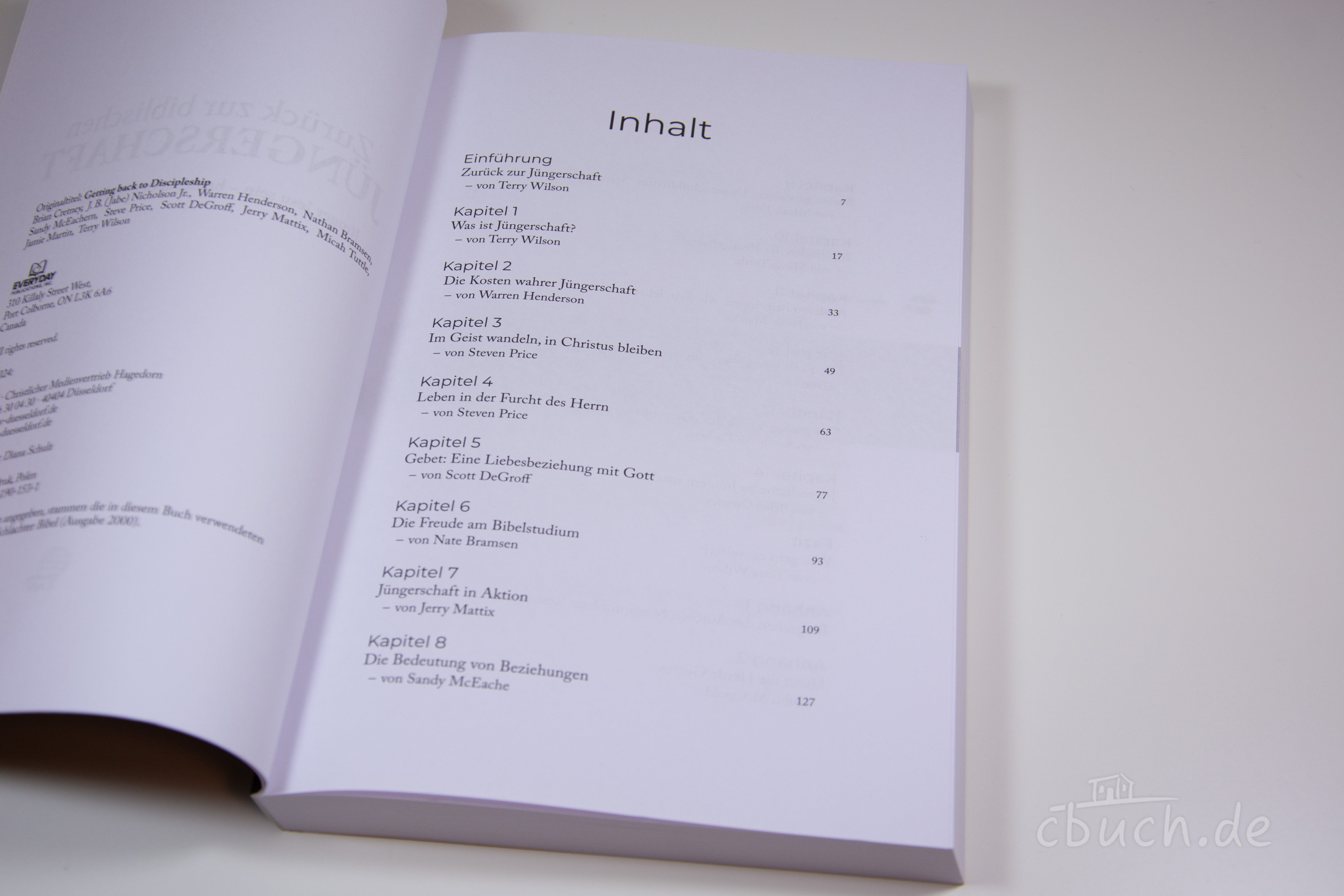 Zurück zur biblischen Jüngerschaft