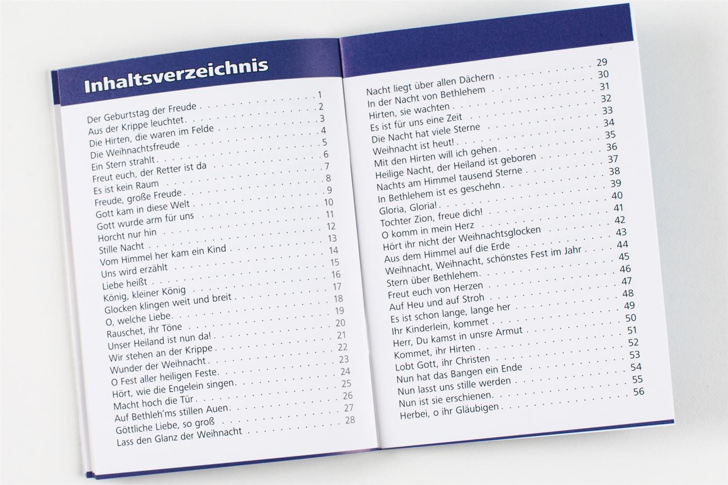 Der Geburtstag der Freude - Textausgabe klein - Liederbuch zu Weihnachten